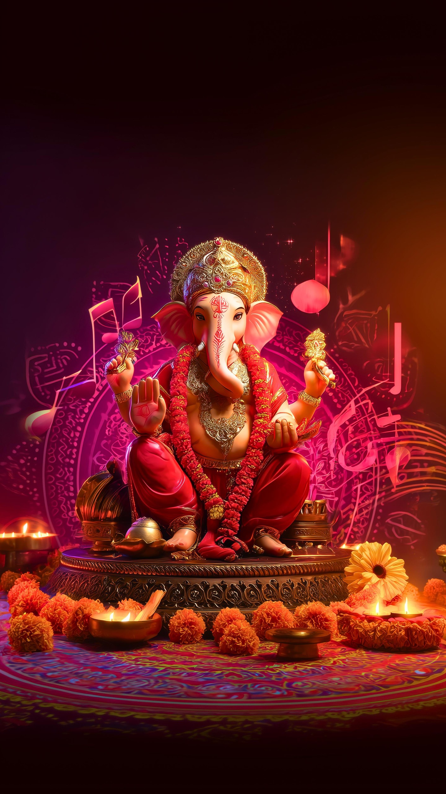 Ganpati Mobile 3444 - Mobile Ganpati Wallpaper
