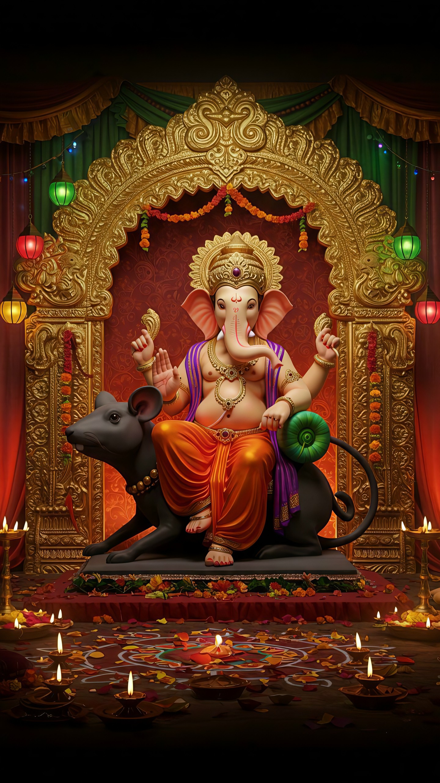 Ganpati Mobile 4816 - Mobile Ganpati Wallpaper