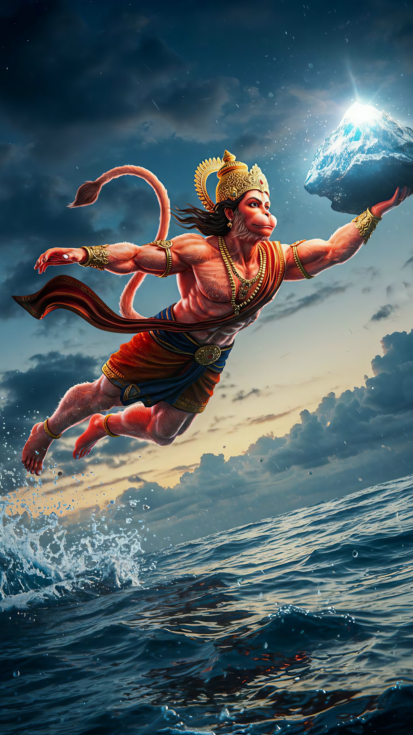 Hanumanji Mobile 3344 - Mobile Hanumanji Wallpaper