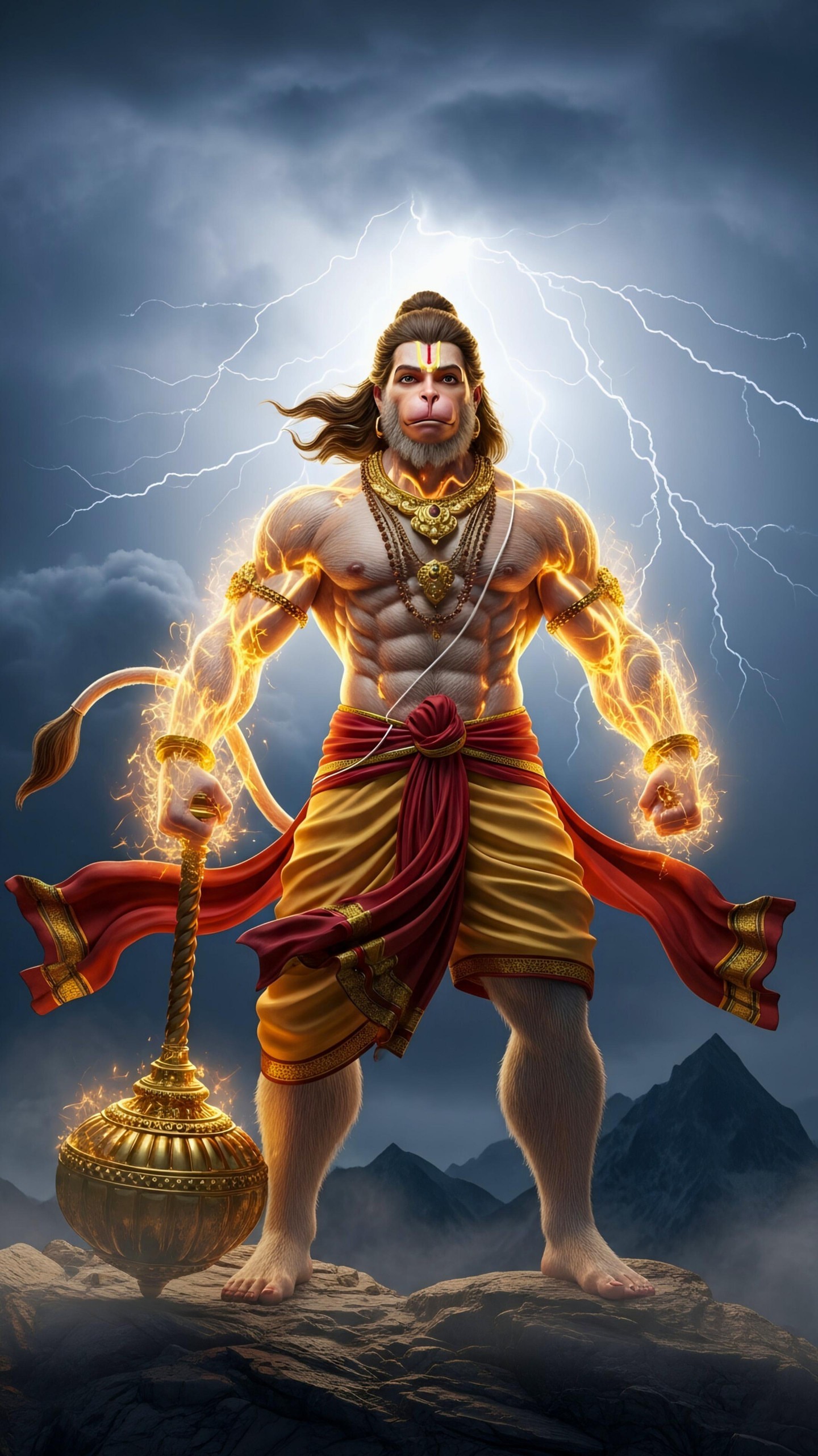 Hanumanji Mobile 2496 - Mobile Hanumanji Wallpaper