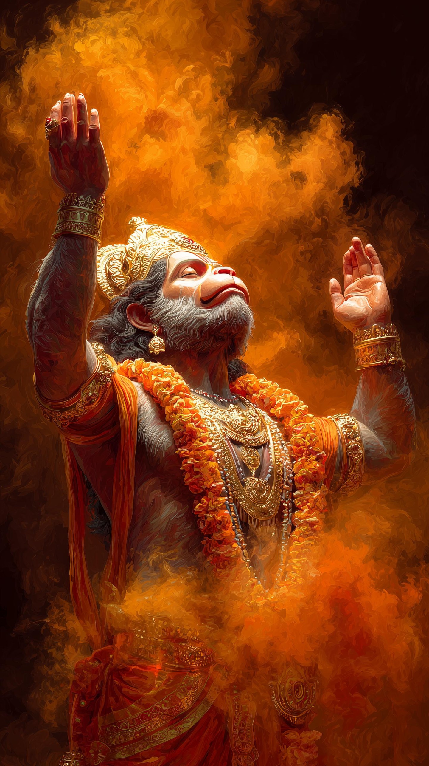 Hanumanji Mobile 5393 - Mobile Hanumanji Wallpaper