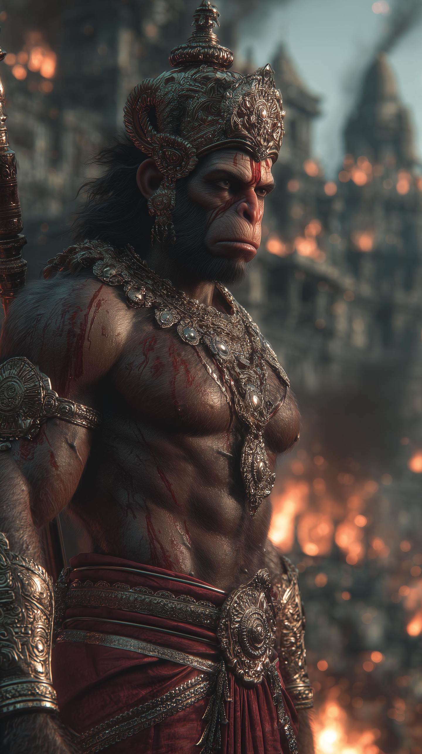 Hanumanji Mobile 1293 - Mobile Hanumanji Wallpaper