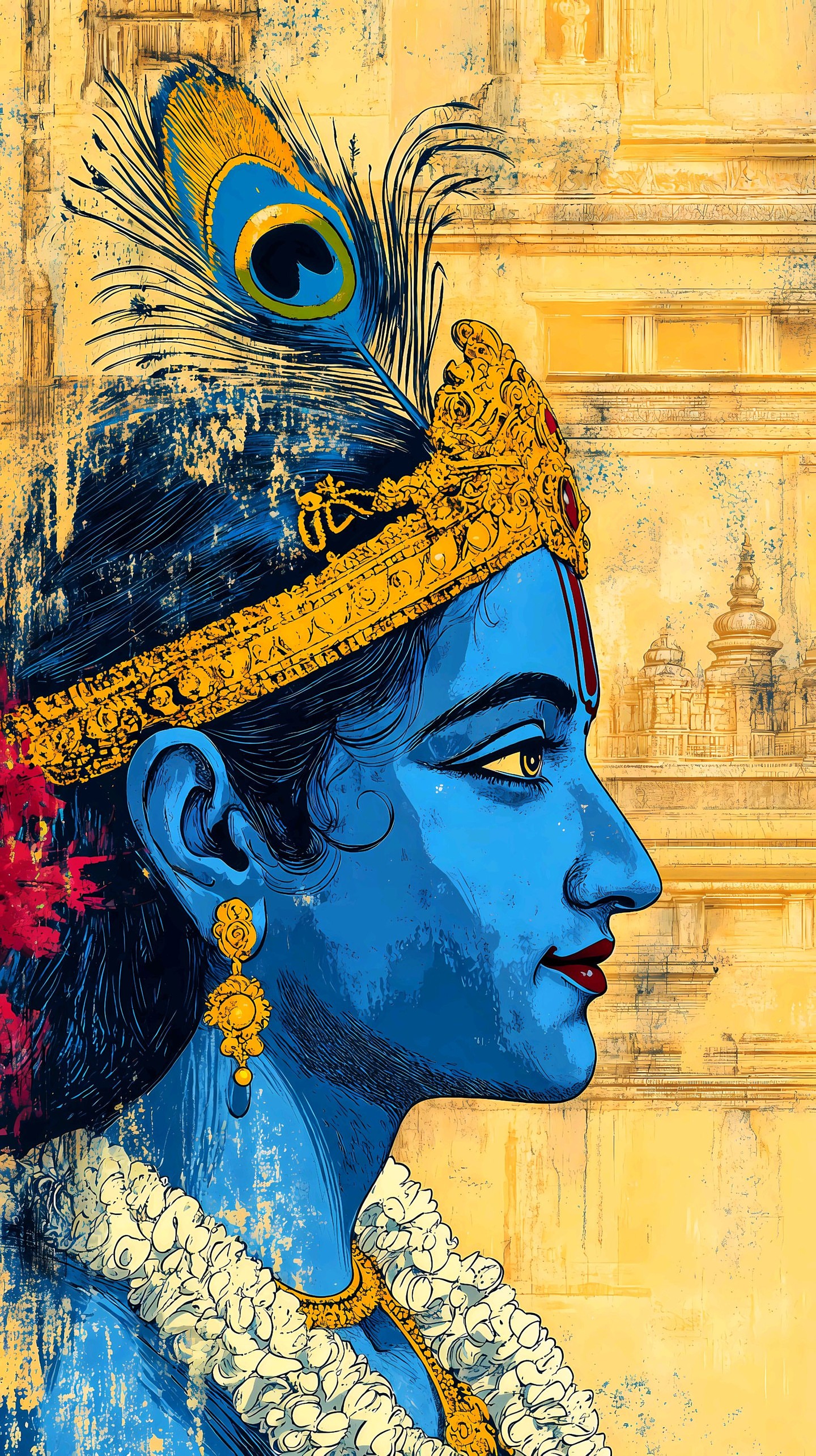 Krishna Mobile 6932 - Mobile Krishna Wallpaper