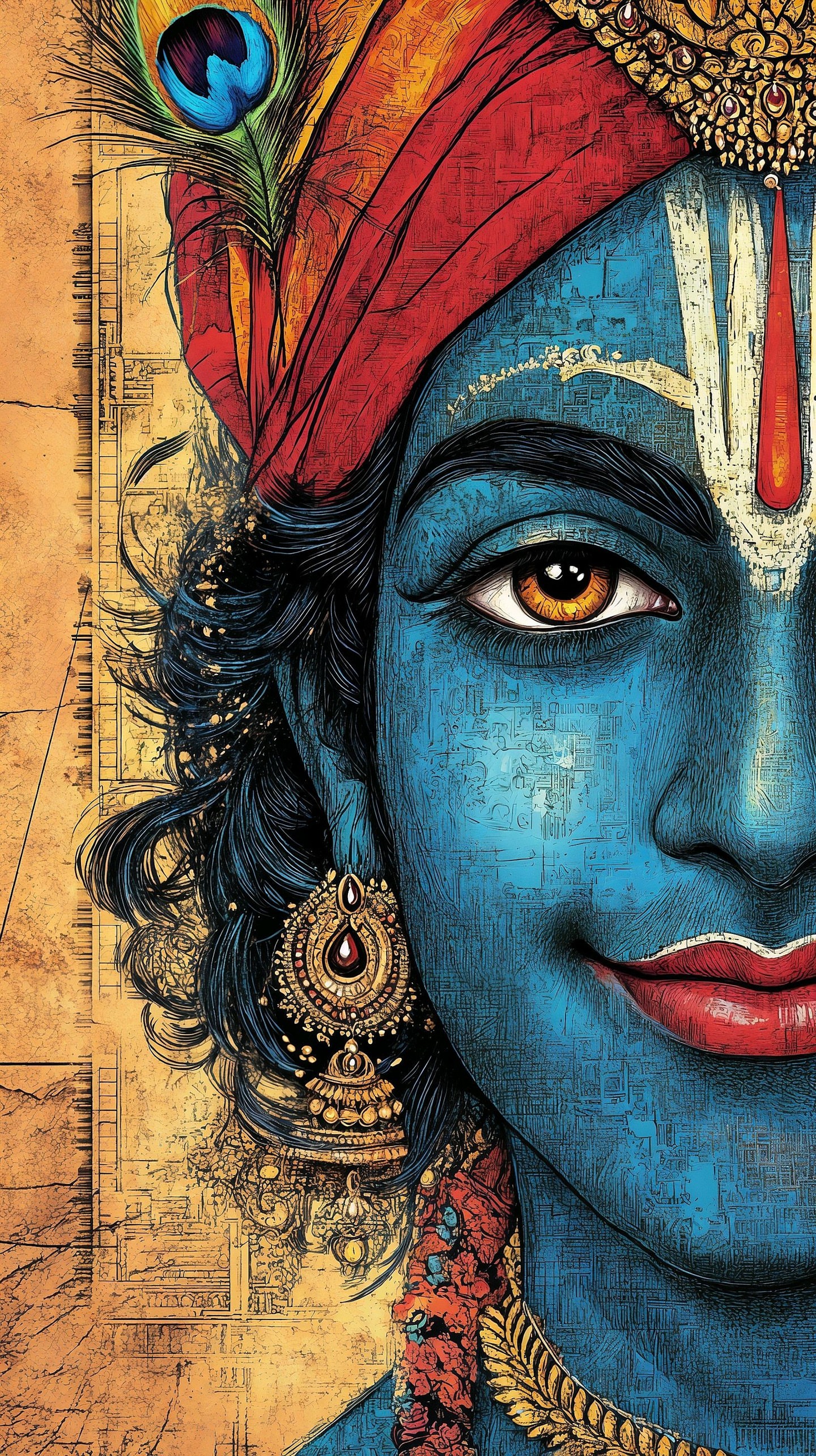 Krishna Mobile 2427 - Mobile Krishna Wallpaper