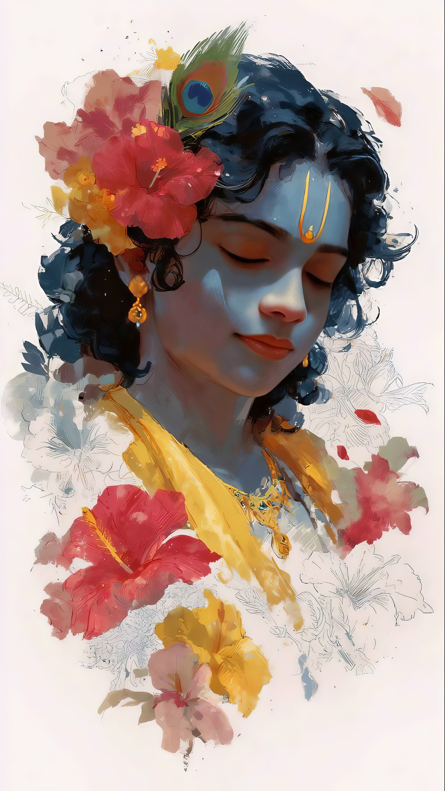 Krishna Mobile 3039 - Mobile Krishna Wallpaper