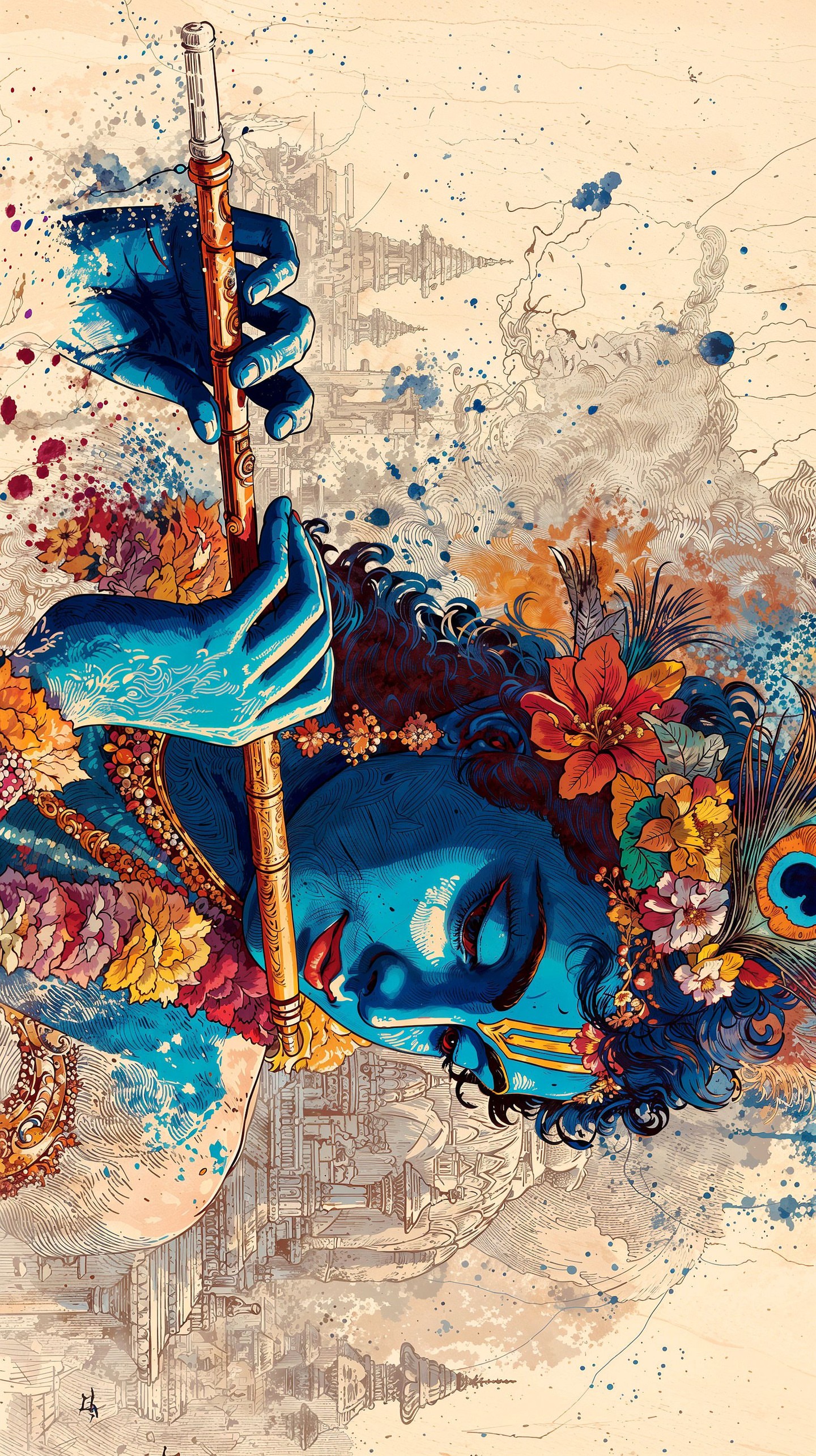 Krishna Mobile 5866 - Mobile Krishna Wallpaper