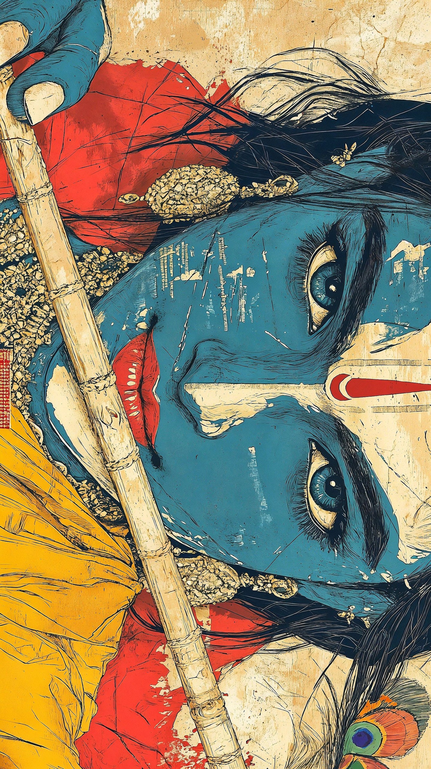 Krishna Mobile 5915 - Mobile Krishna Wallpaper