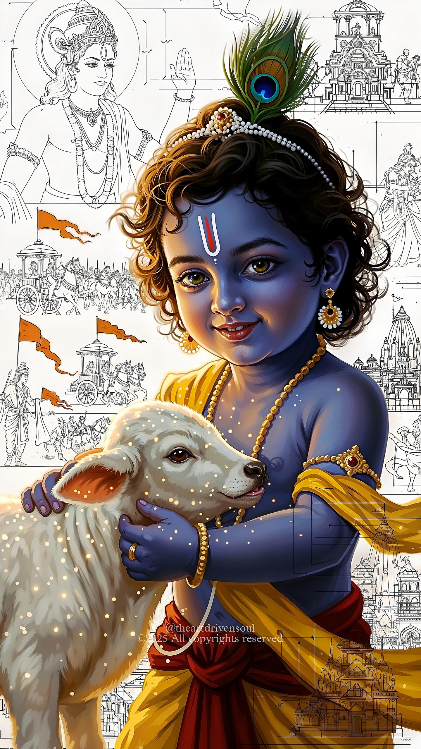 Krishna Mobile 6478 - Mobile Krishna Wallpaper