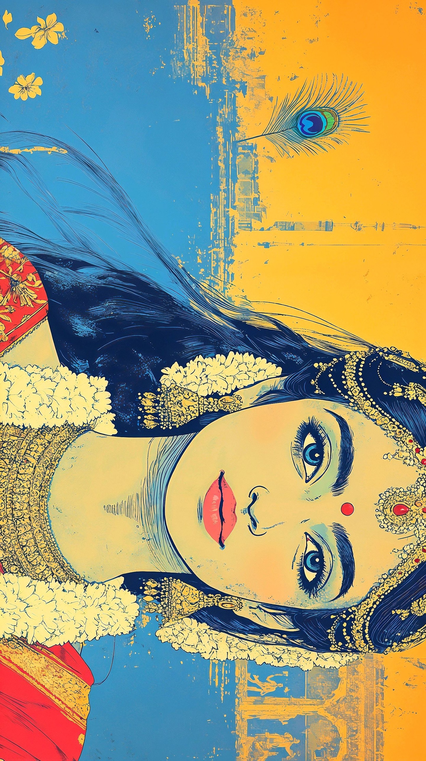 Krishna Mobile 7396 - Mobile Krishna Wallpaper