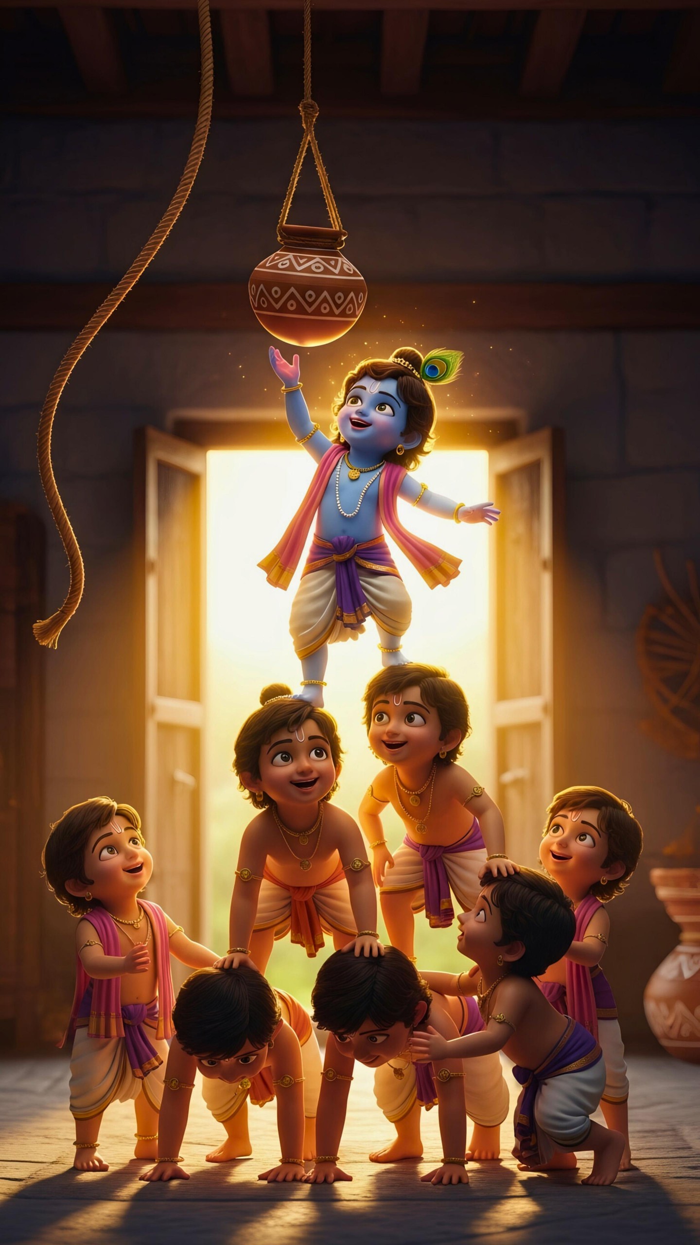 Krishna Mobile 6401 - Mobile Krishna Wallpaper