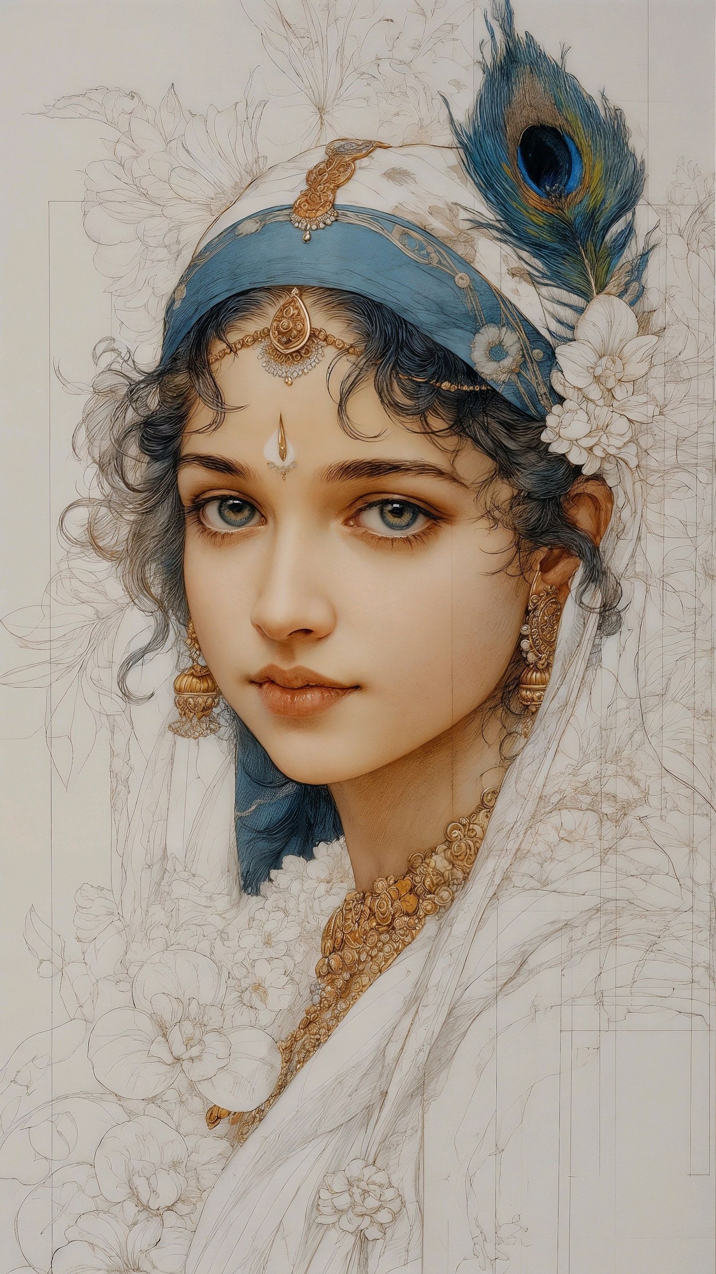 Krishna Mobile 5293 - Mobile Krishna Wallpaper