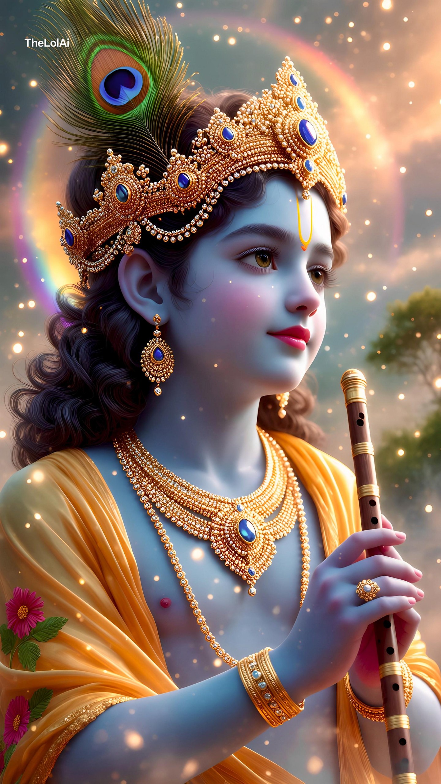 Krishna Mobile 7463 - Mobile Krishna Wallpaper