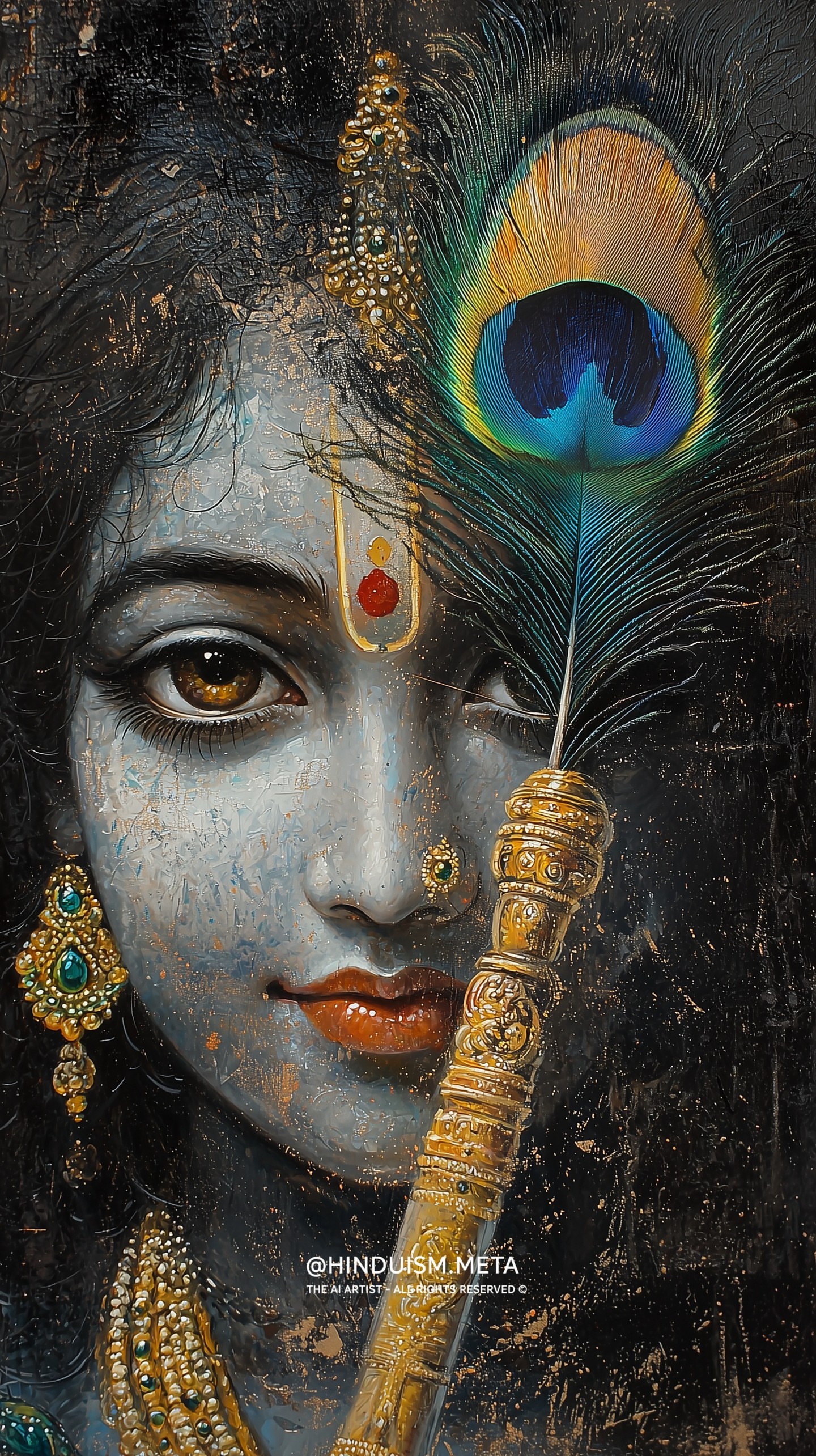 Krishna Mobile 9083 - Mobile Krishna Wallpaper