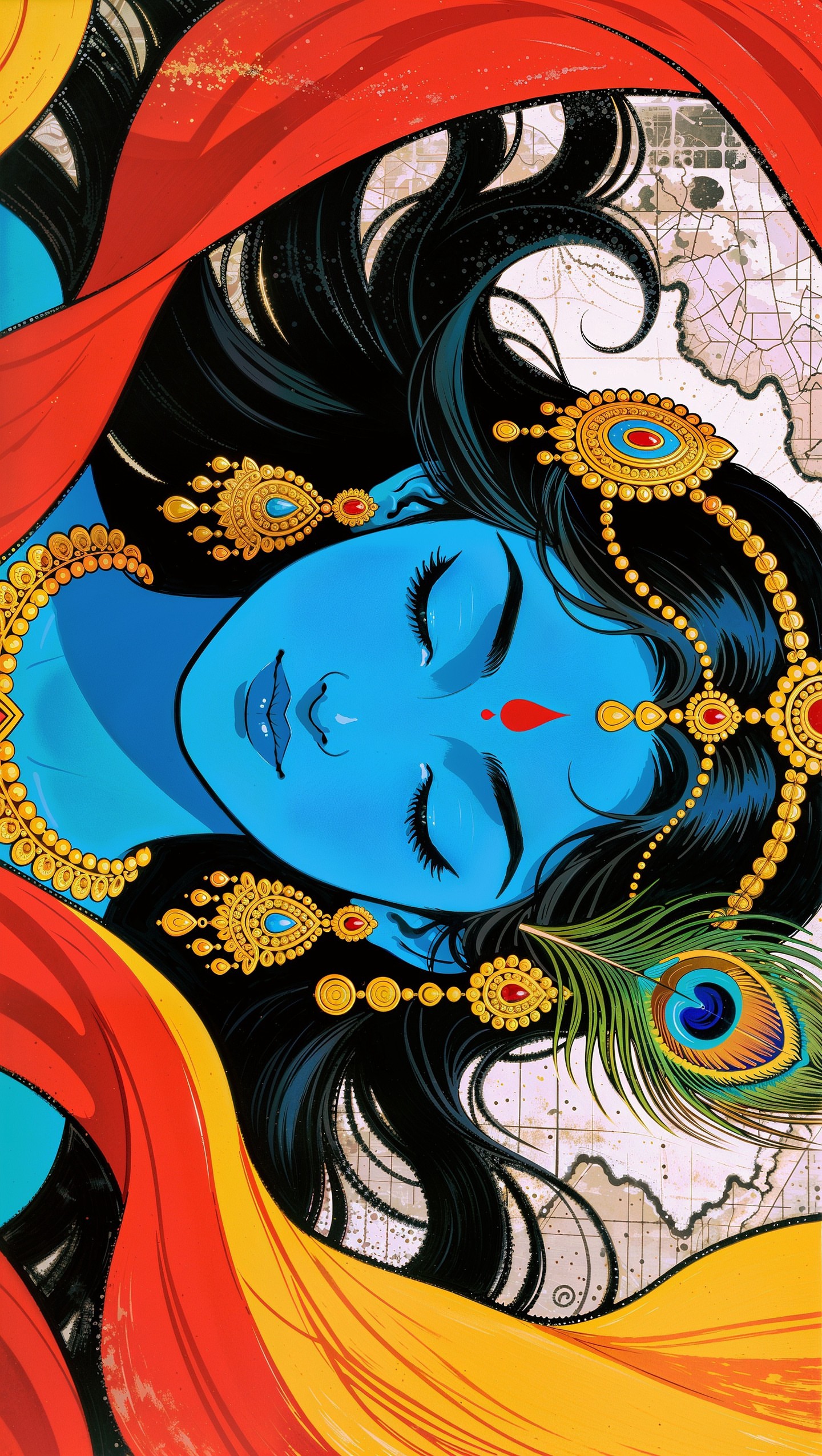 Krishna Mobile 8819 - Mobile Krishna Wallpaper