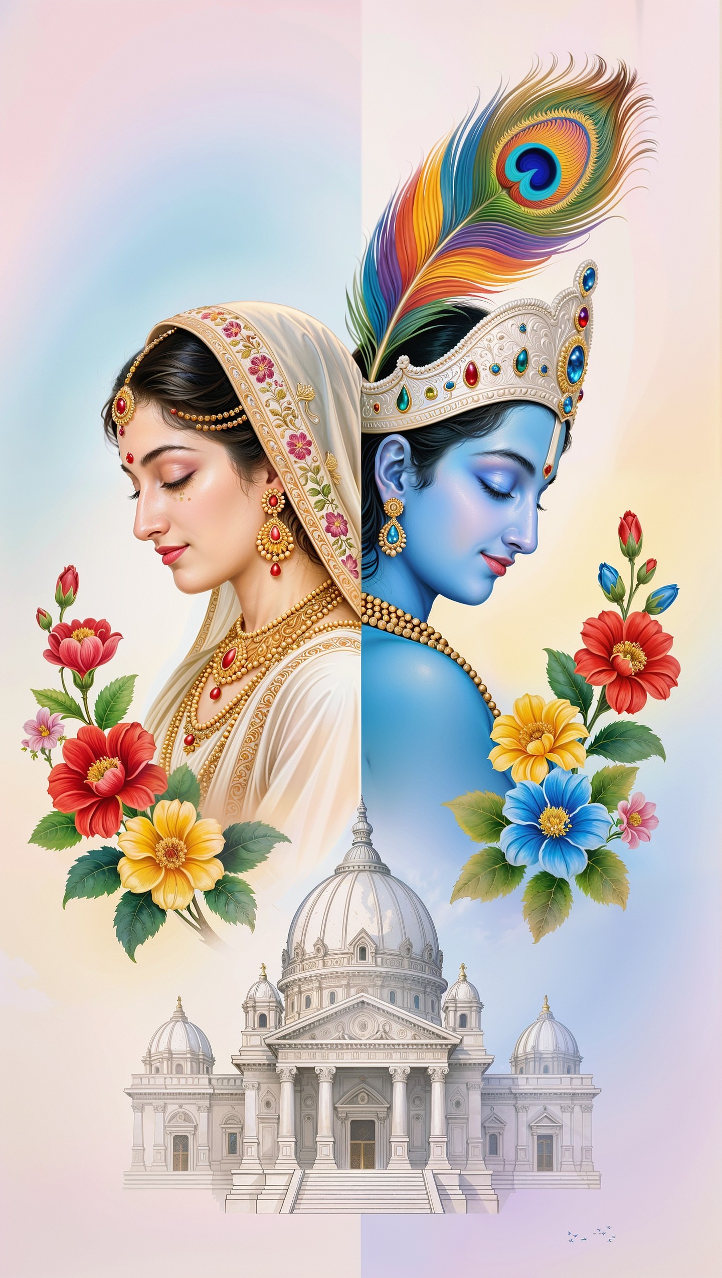 Radhe Krishna Mobile 6912 - Mobile Radhe Krishna Wallpaper