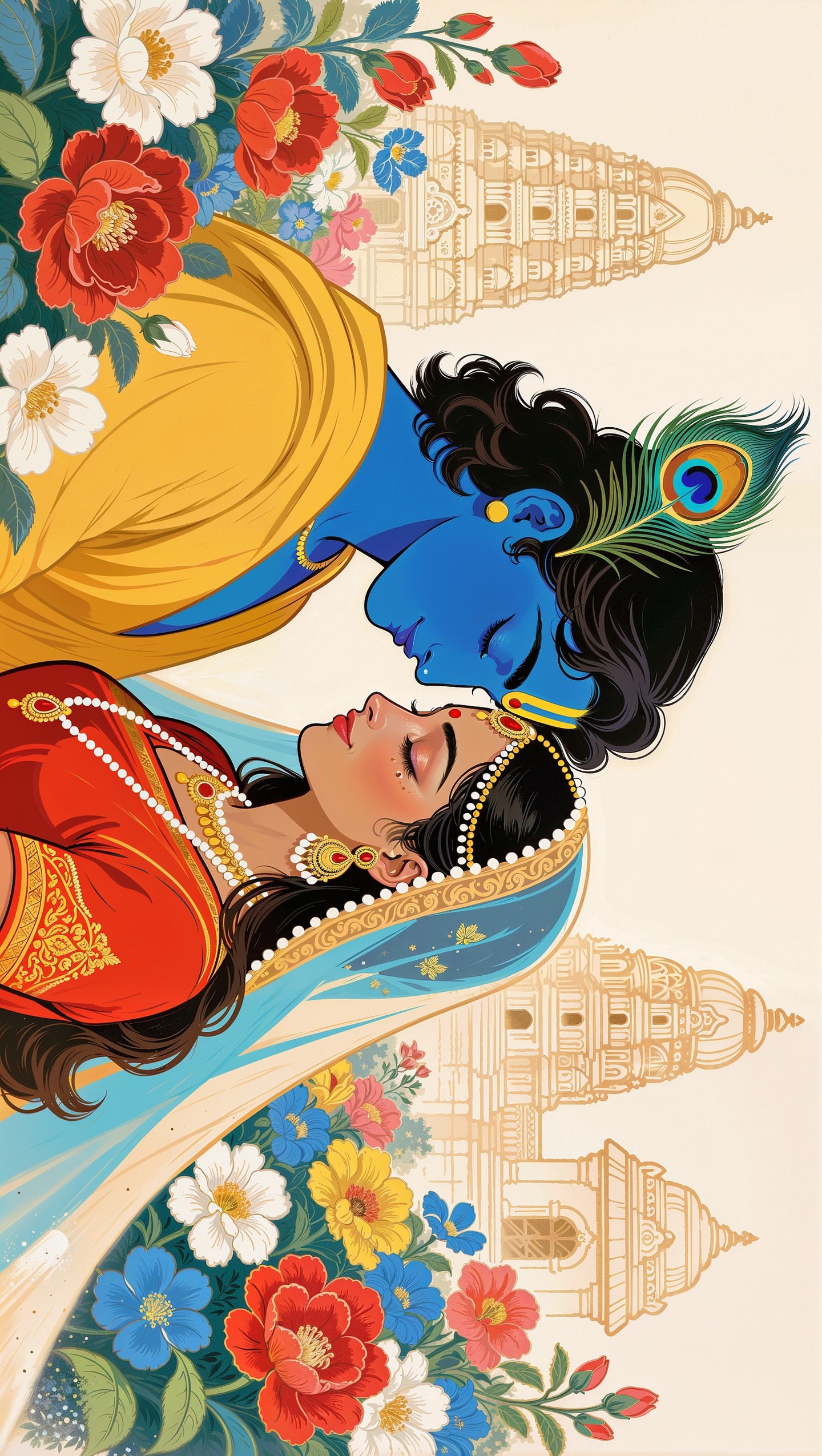 Radhe Krishna Mobile 7977 - Mobile Radhe Krishna Wallpaper