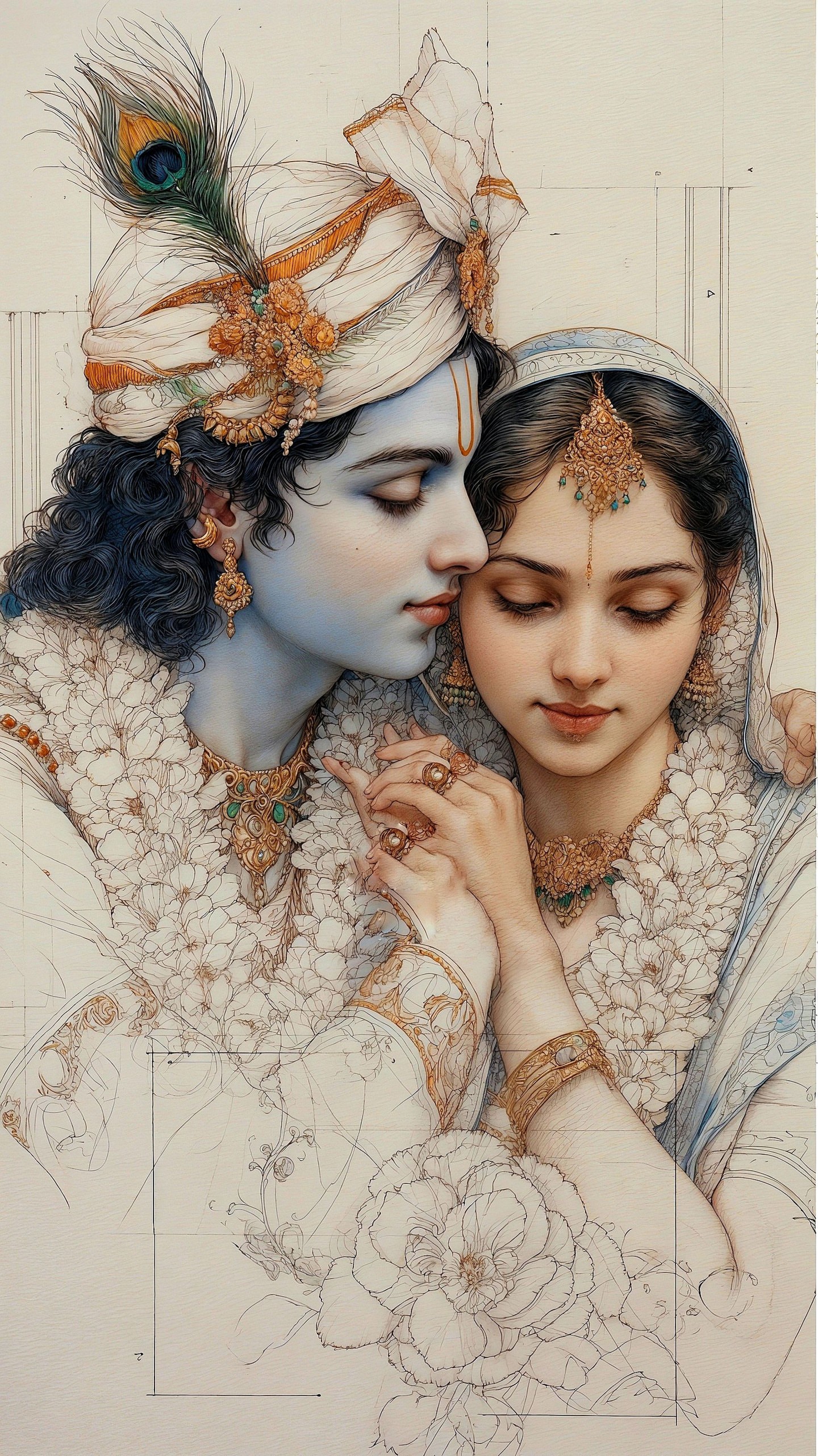 Radhe Krishna Mobile 2072 - Mobile Radhe Krishna Wallpaper