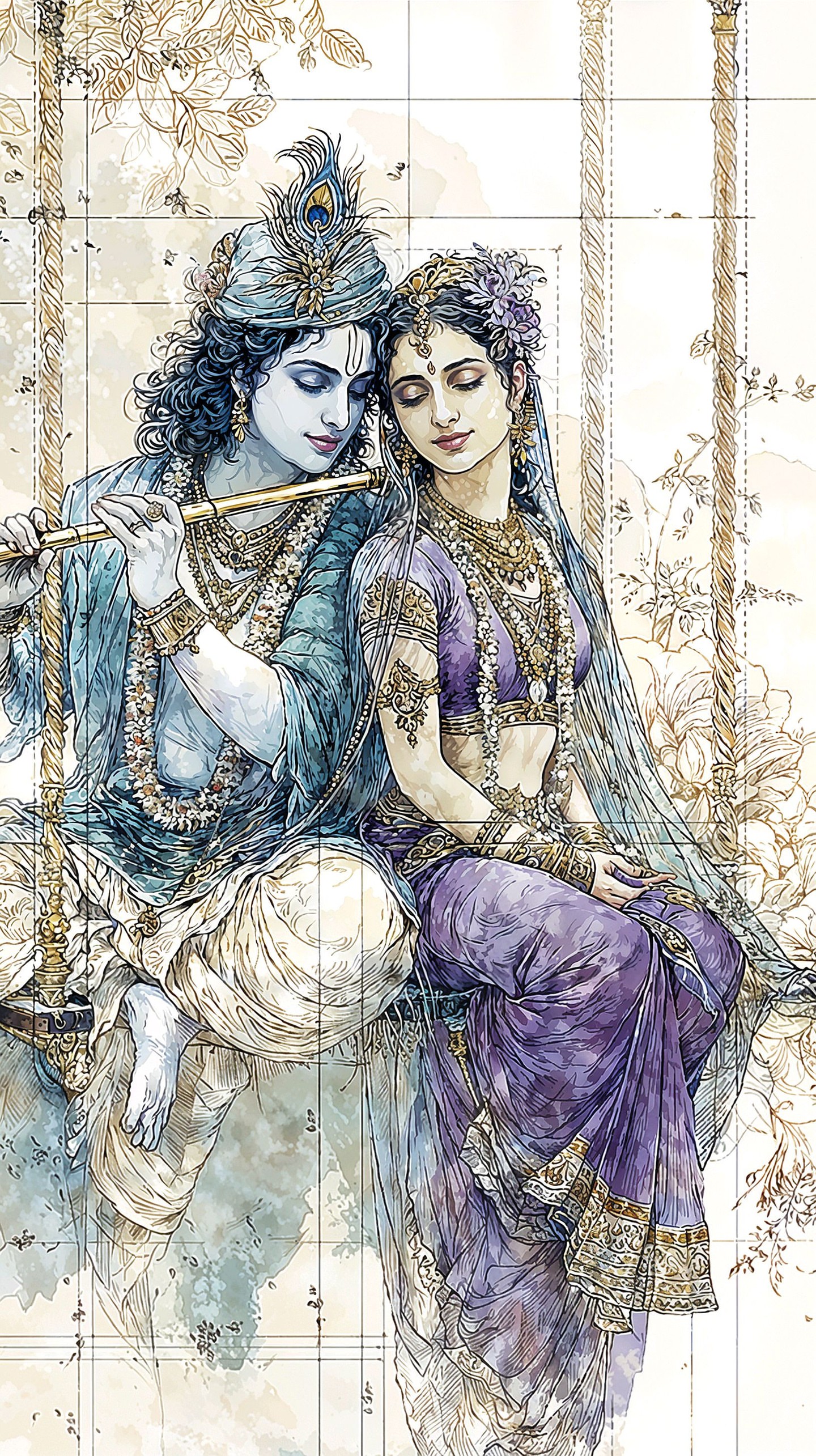 Radhe Krishna Mobile 3249 - Mobile Radhe Krishna Wallpaper