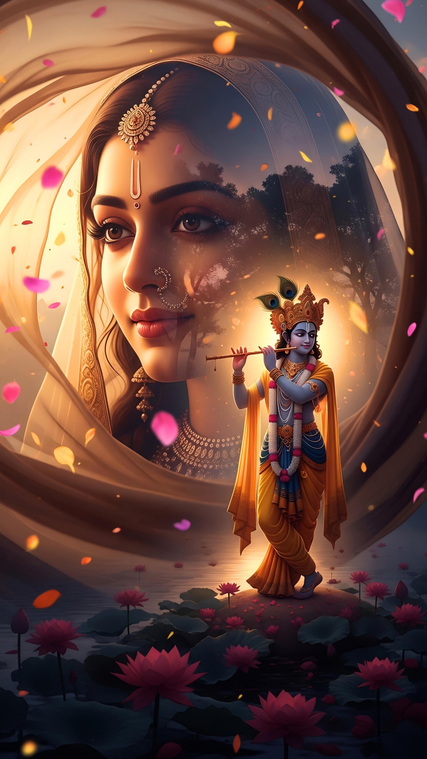 Radhe Krishna Mobile 6704 - Mobile Radhe Krishna Wallpaper