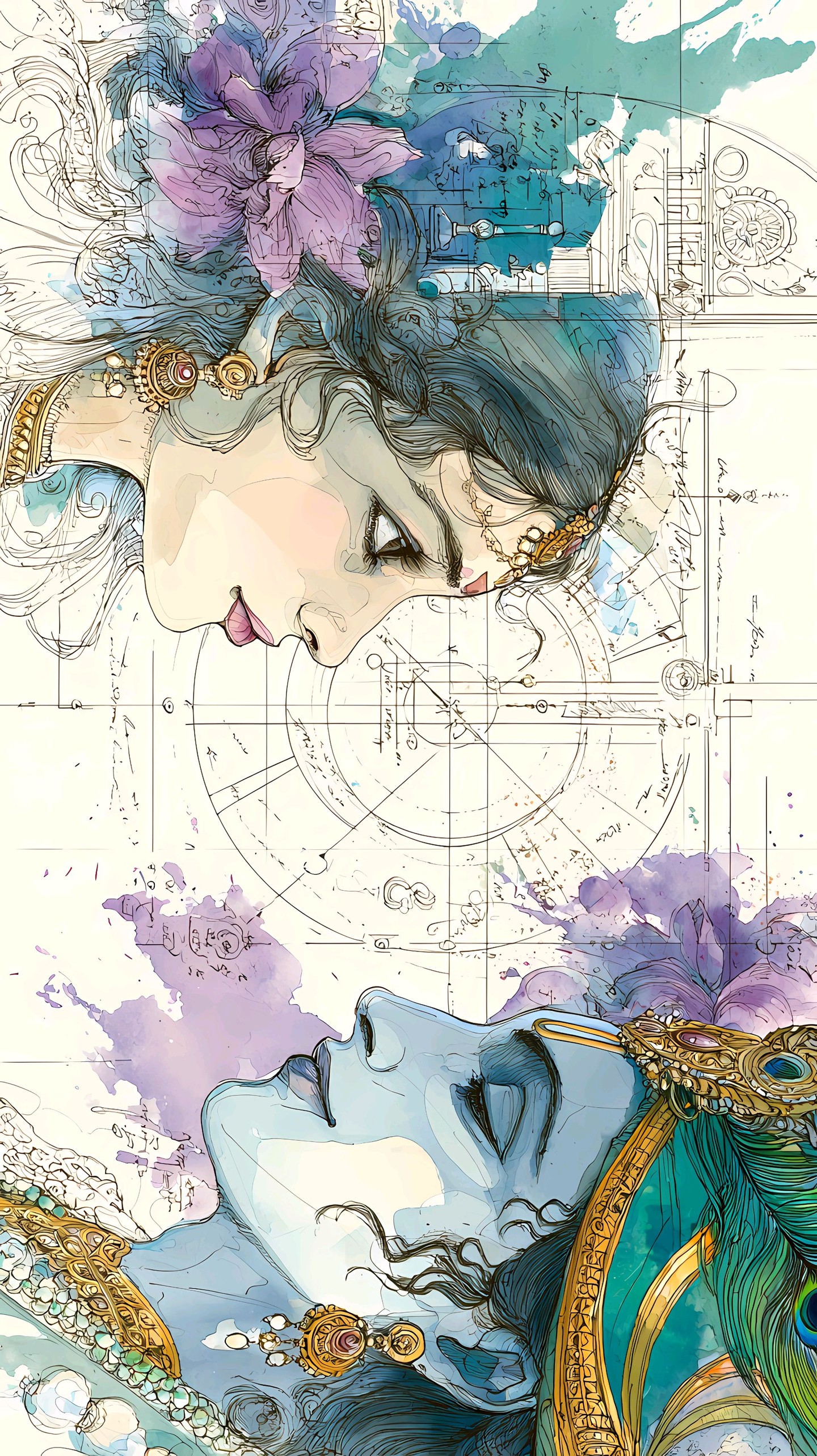 Radhe Krishna Mobile 7576 - Mobile Radhe Krishna Wallpaper