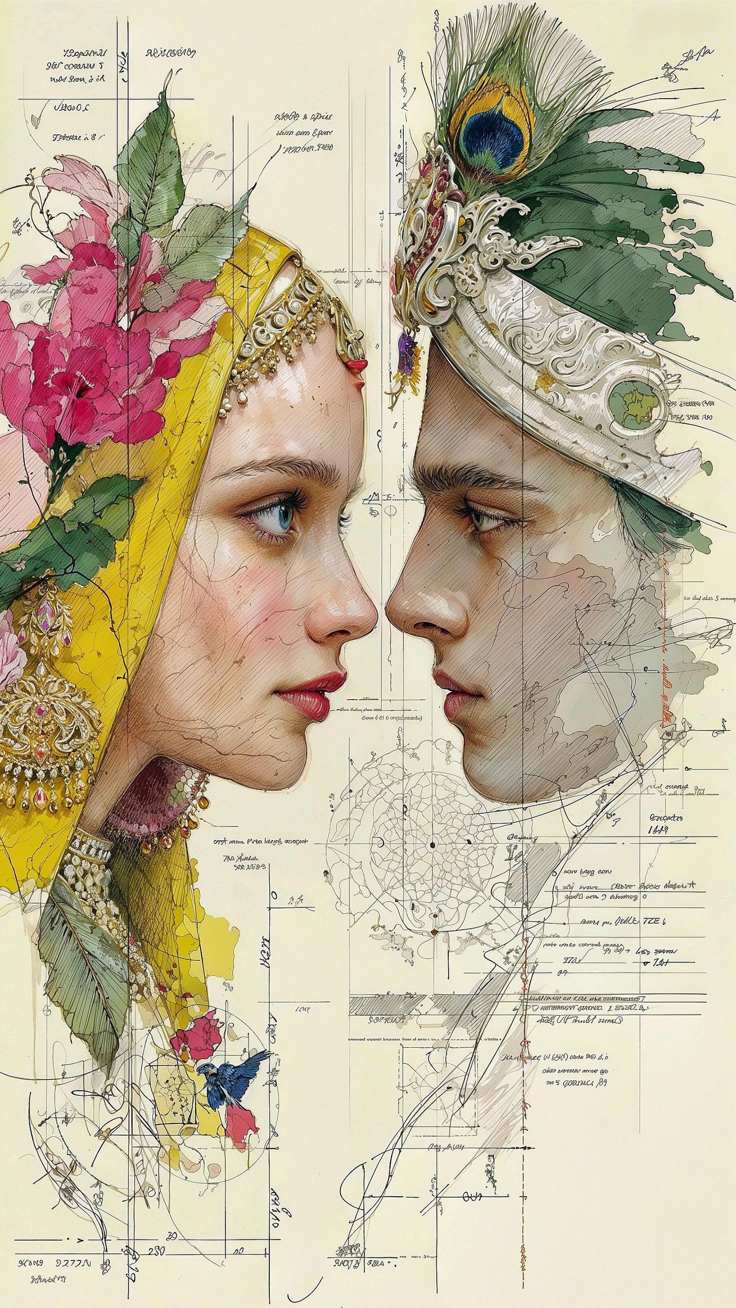 Radhe Krishna Mobile 9487 - Mobile Radhe Krishna Wallpaper