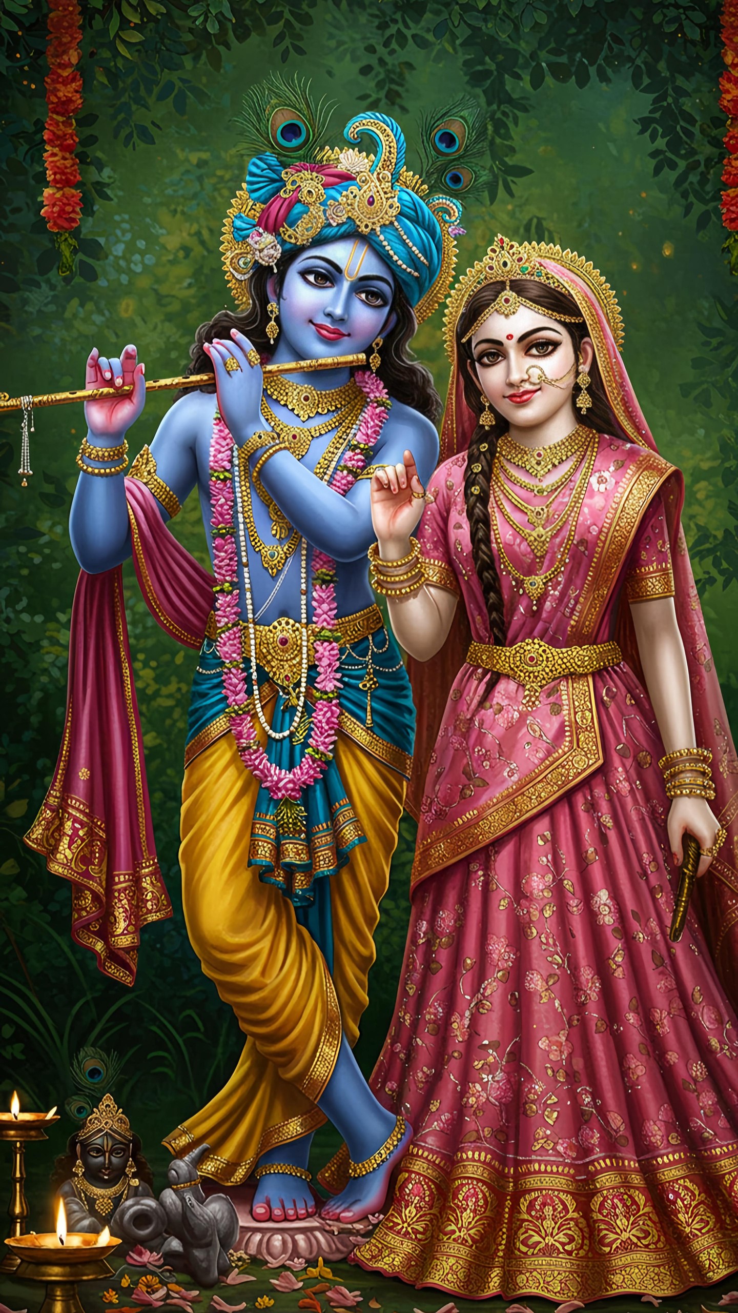 Radhe Krishna Mobile 6091 - Mobile Radhe Krishna Wallpaper