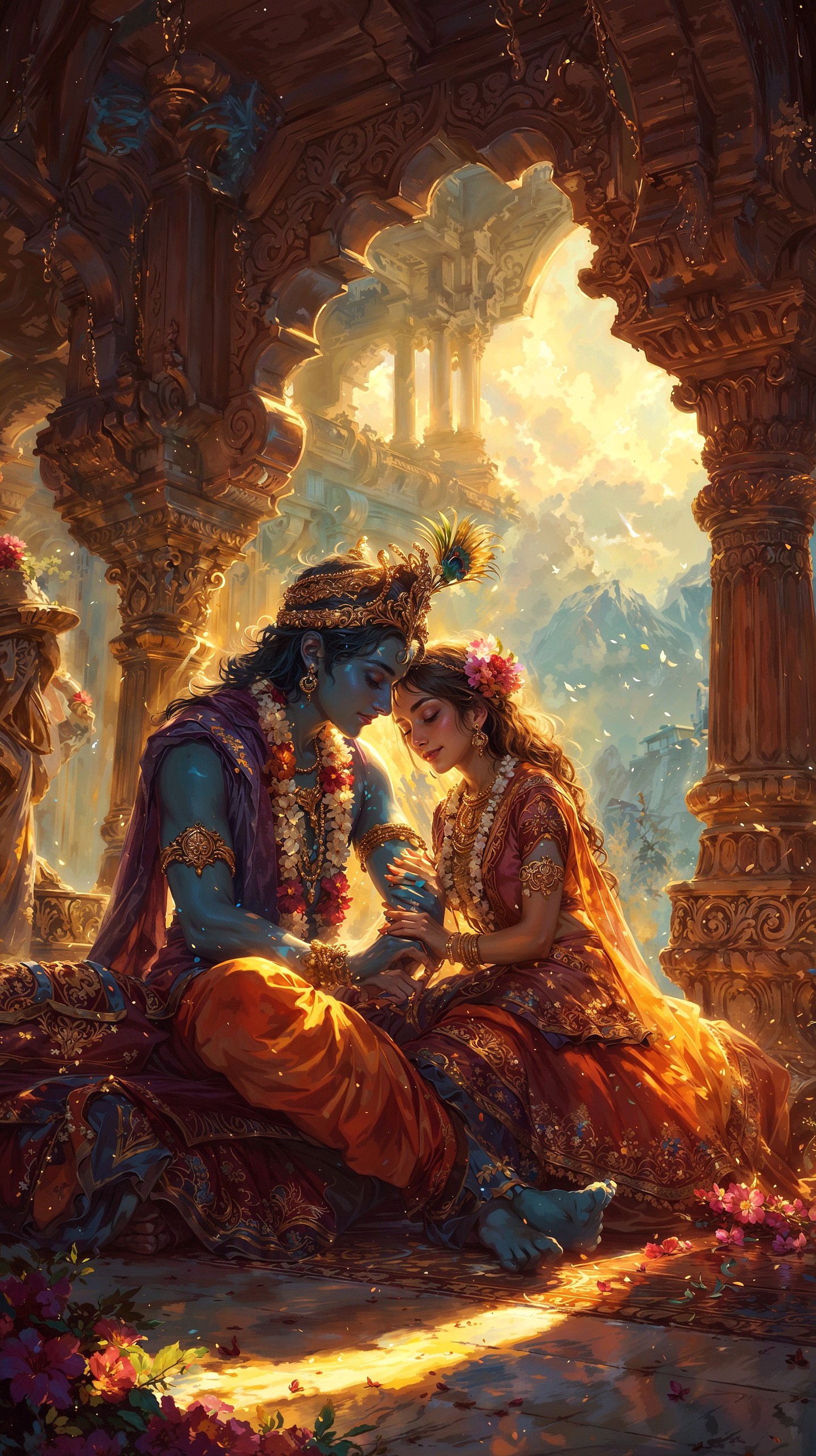 Radhe Krishna Mobile 3811 - Mobile Radhe Krishna Wallpaper