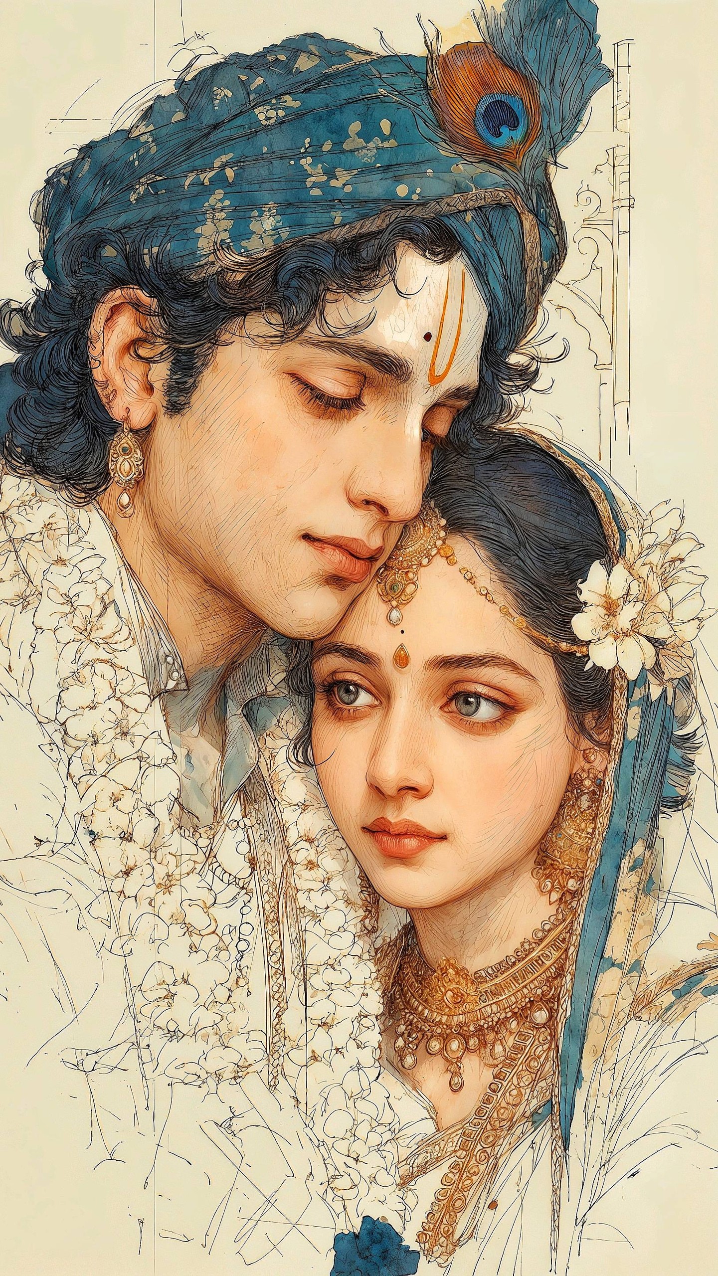 Radhe Krishna Mobile 8771 - Mobile Radhe Krishna Wallpaper