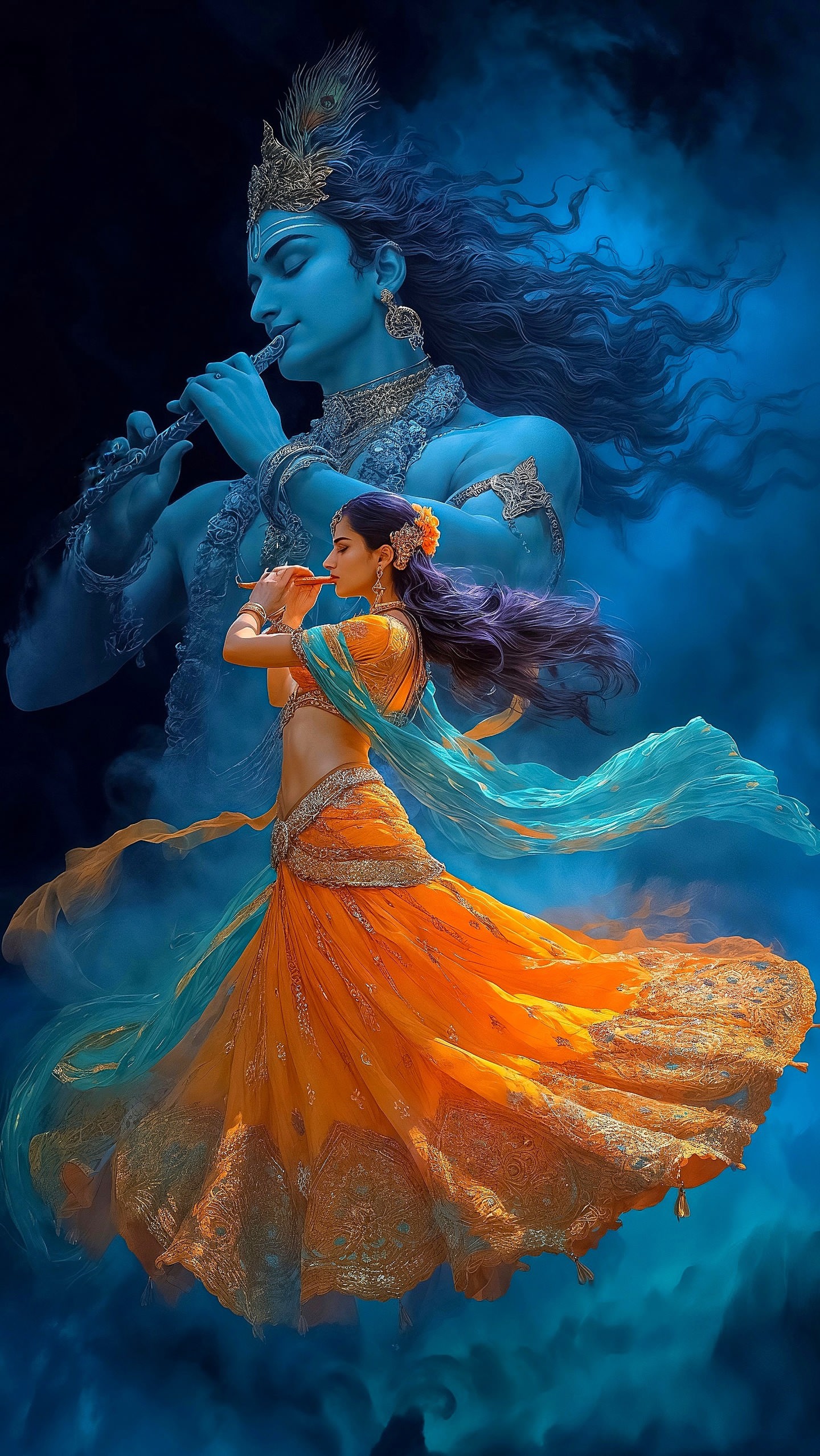 Radhe Krishna Mobile 9354 - Mobile Radhe Krishna Wallpaper