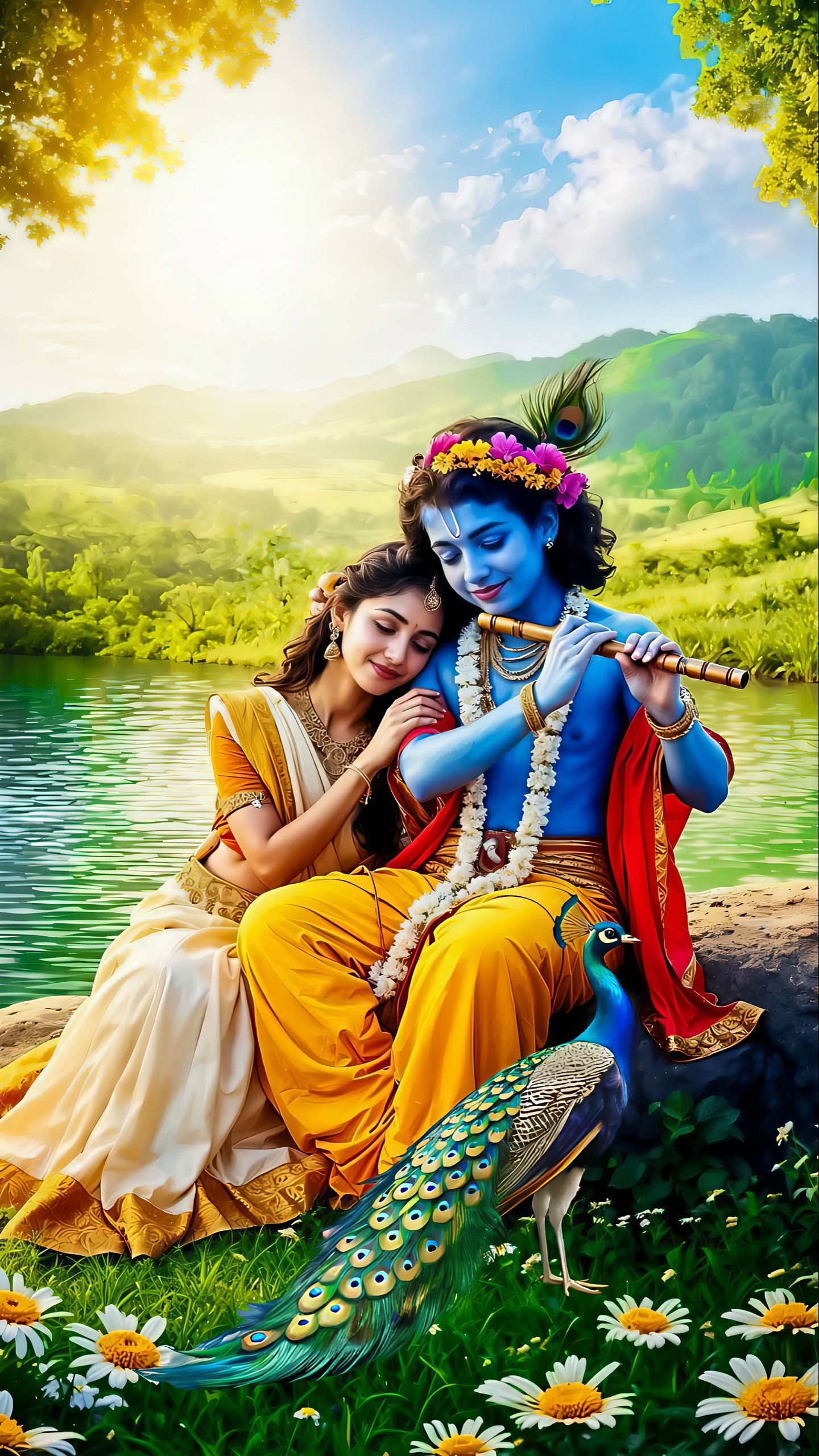 Radhe Krishna Mobile 7492 - Mobile Radhe Krishna Wallpaper