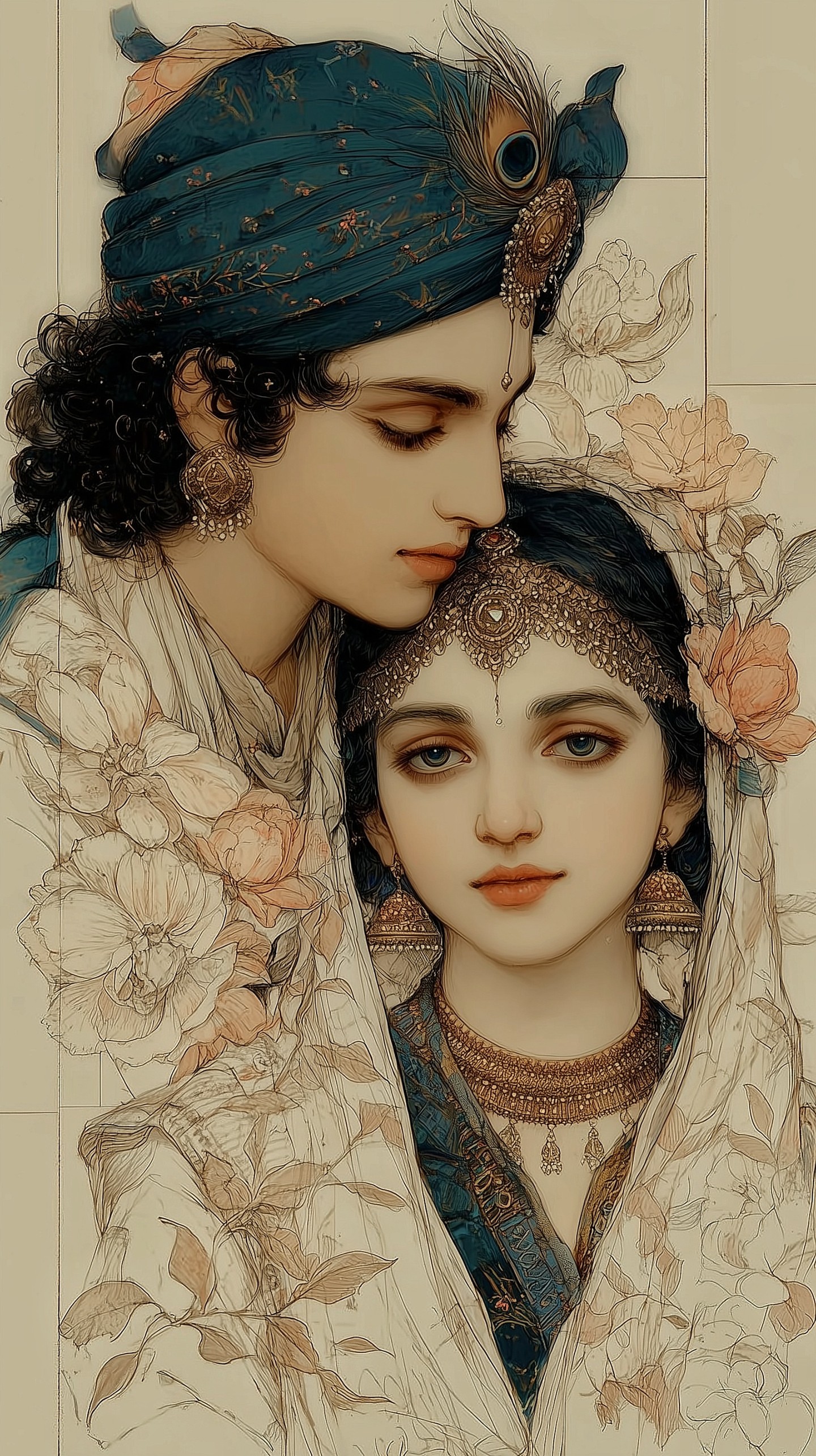 Radhe Krishna Mobile 3733 - Mobile Radhe Krishna Wallpaper