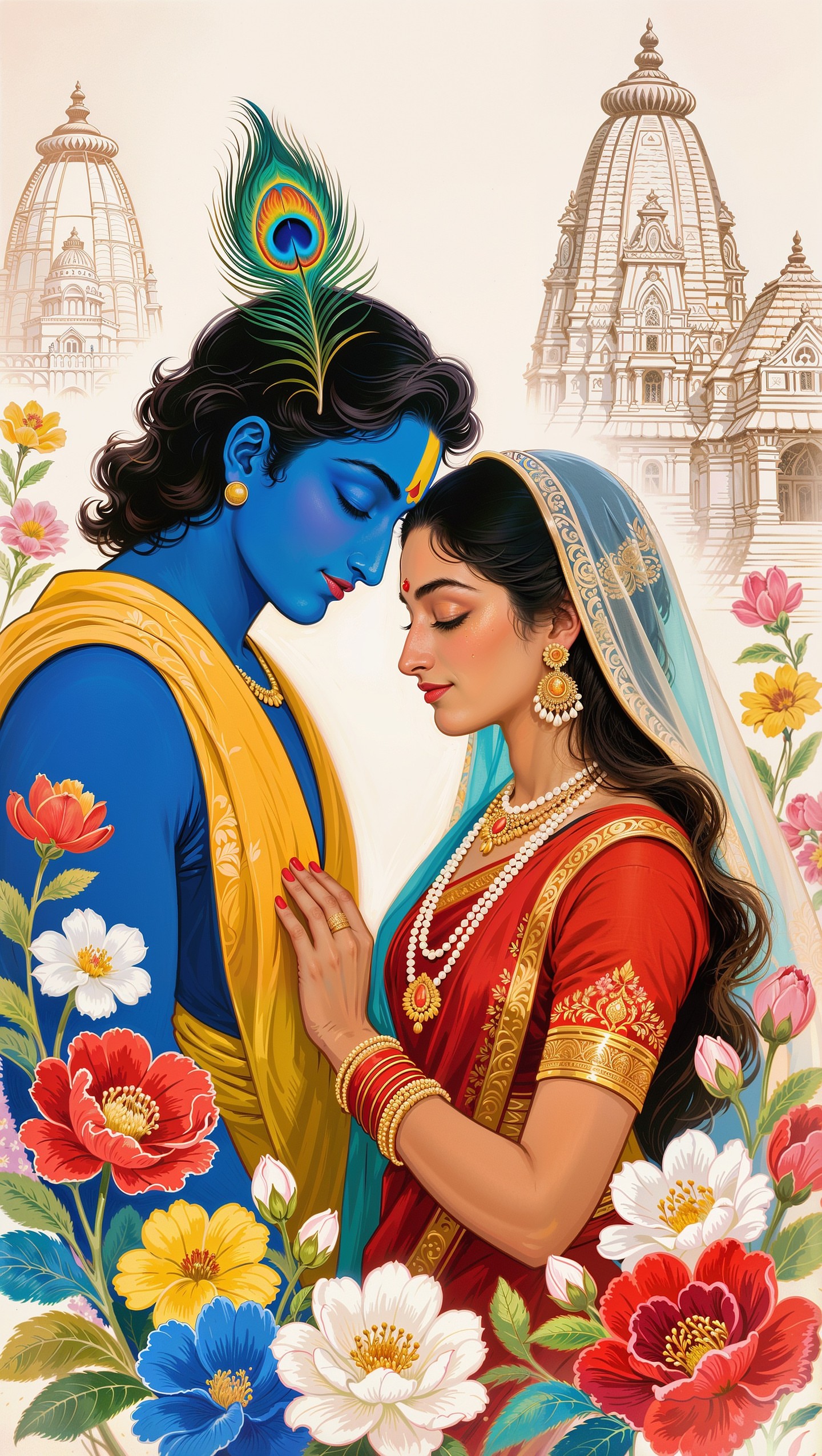 Radhe Krishna Mobile 1608 - Mobile Radhe Krishna Wallpaper