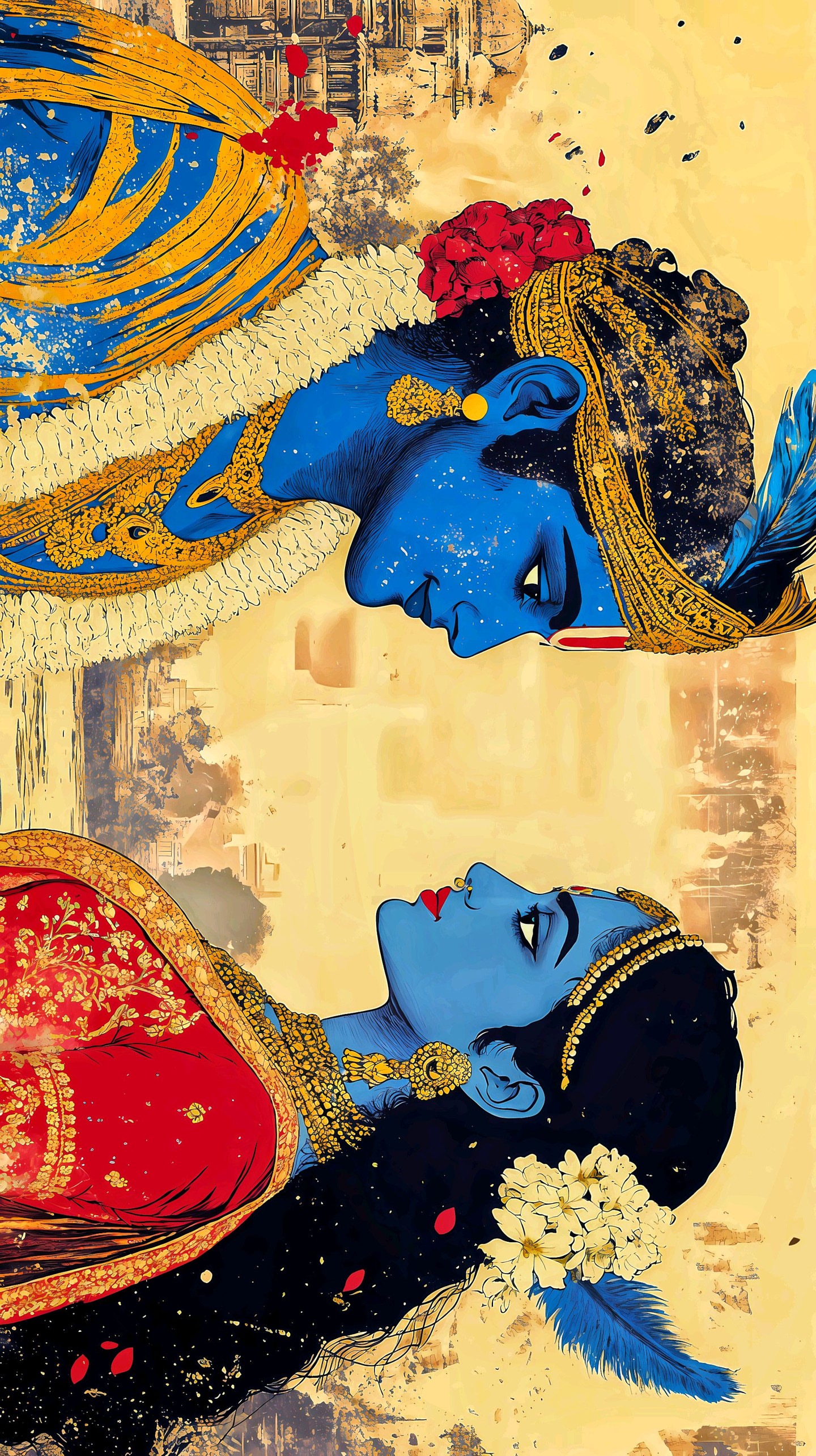 Radhe Krishna Mobile 9079 - Mobile Radhe Krishna Wallpaper