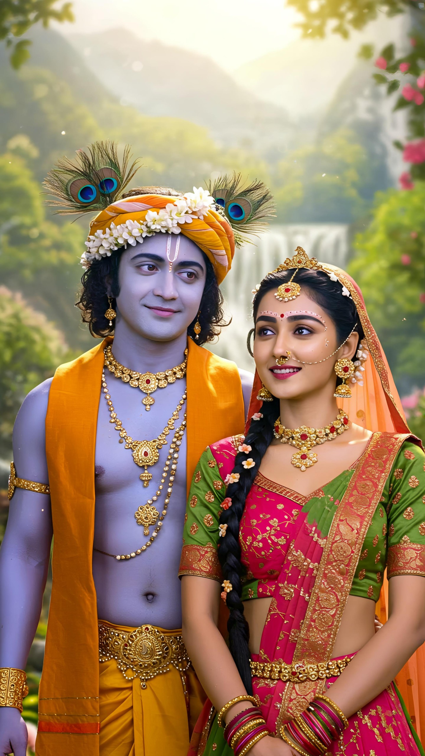 Radhe Krishna Mobile 8142 - Mobile Radhe Krishna Wallpaper