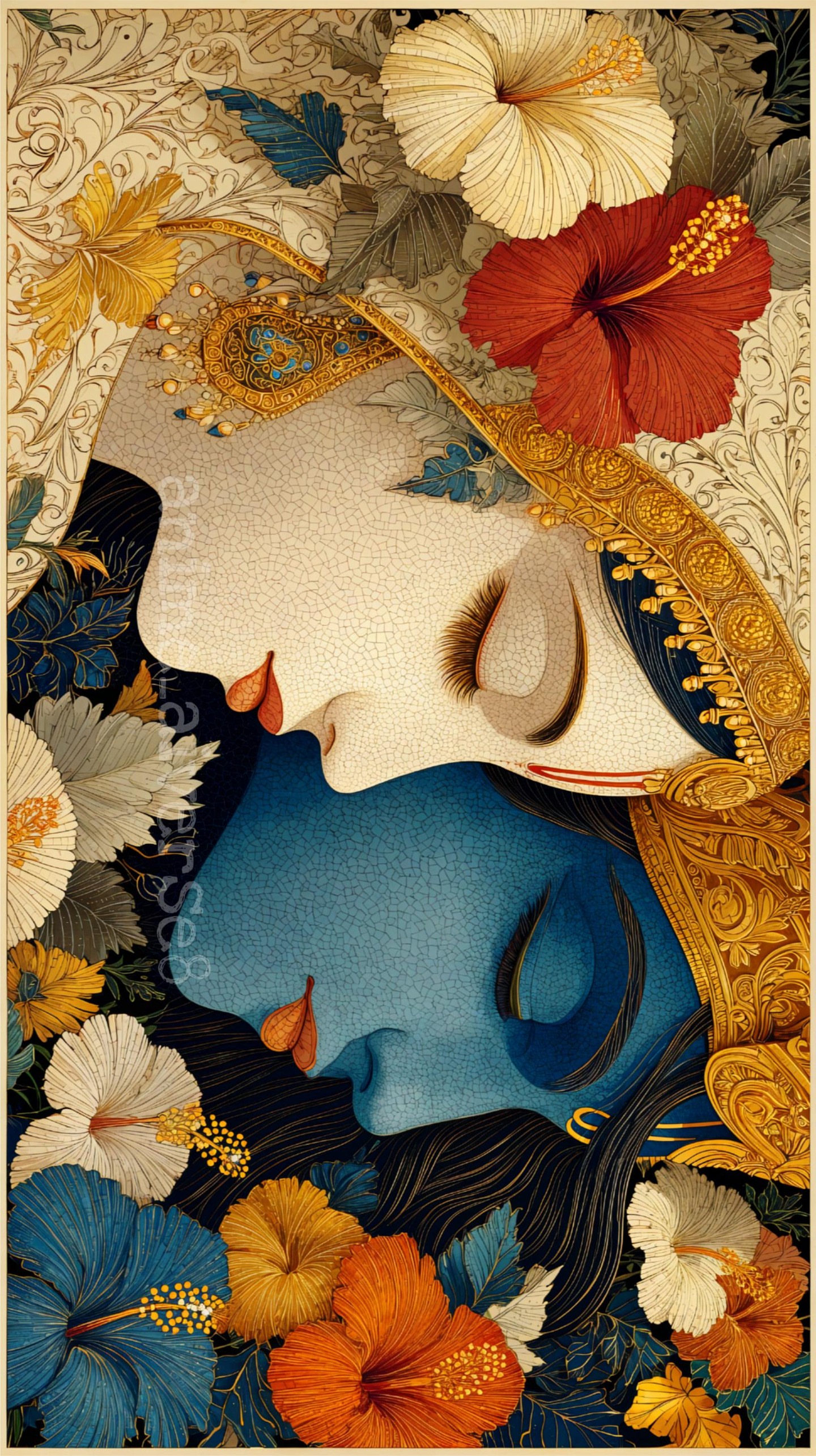 Radhe Krishna Mobile 7300 - Mobile Radhe Krishna Wallpaper