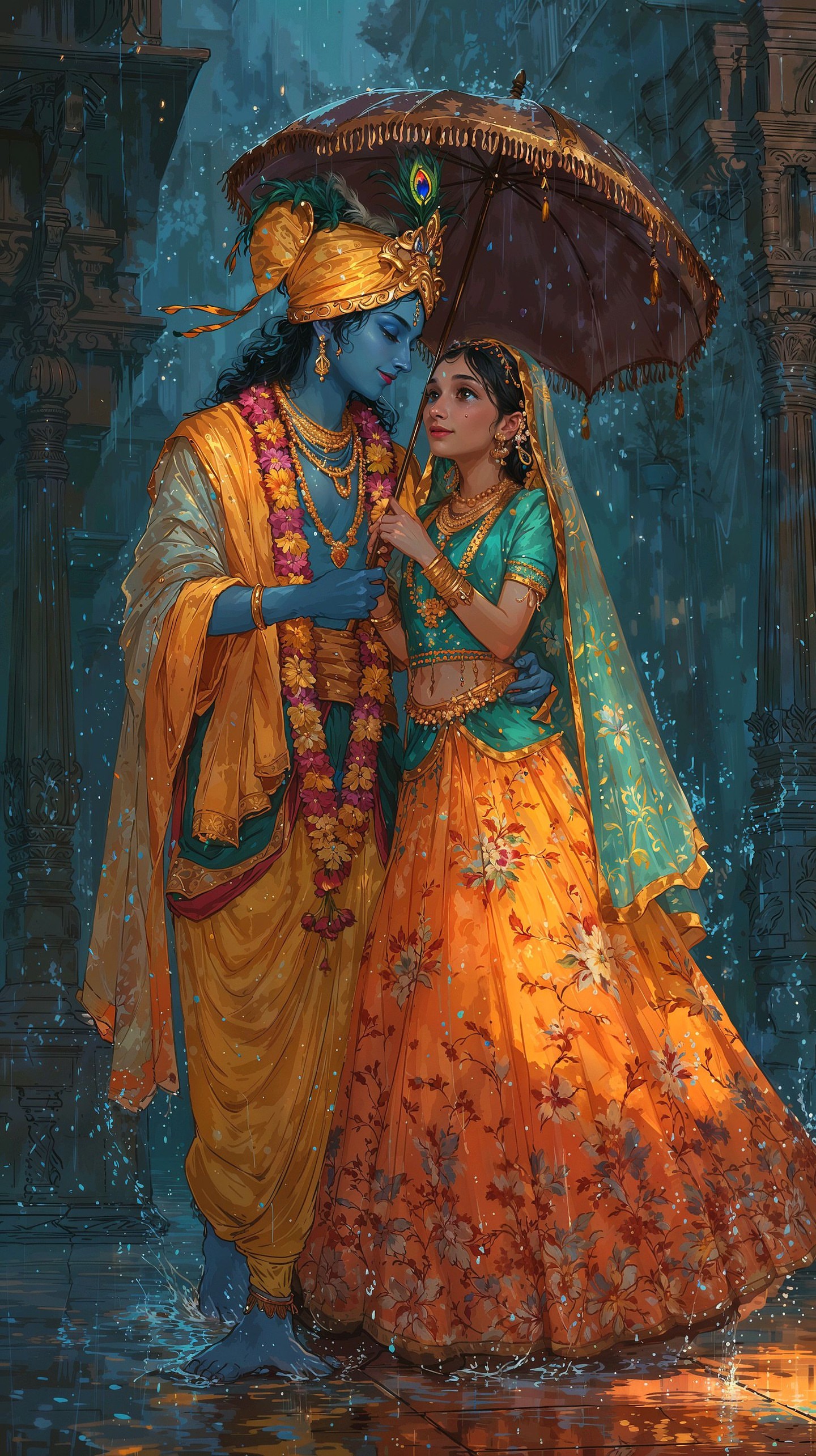 Radhe Krishna Mobile 3138 - Mobile Radhe Krishna Wallpaper