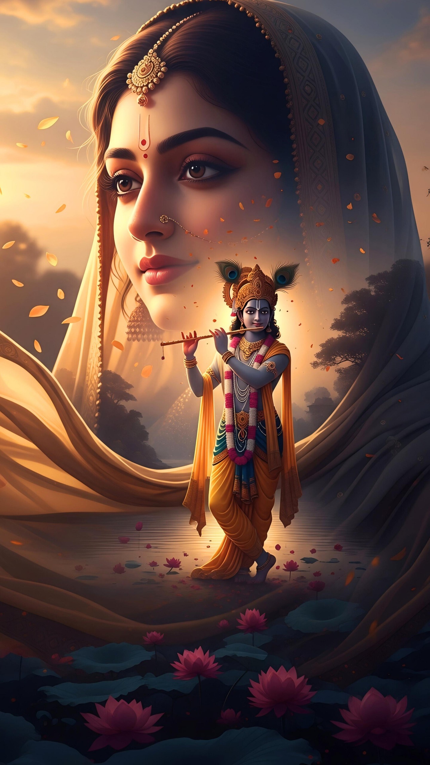 Radhe Krishna Mobile 9400 - Mobile Radhe Krishna Wallpaper