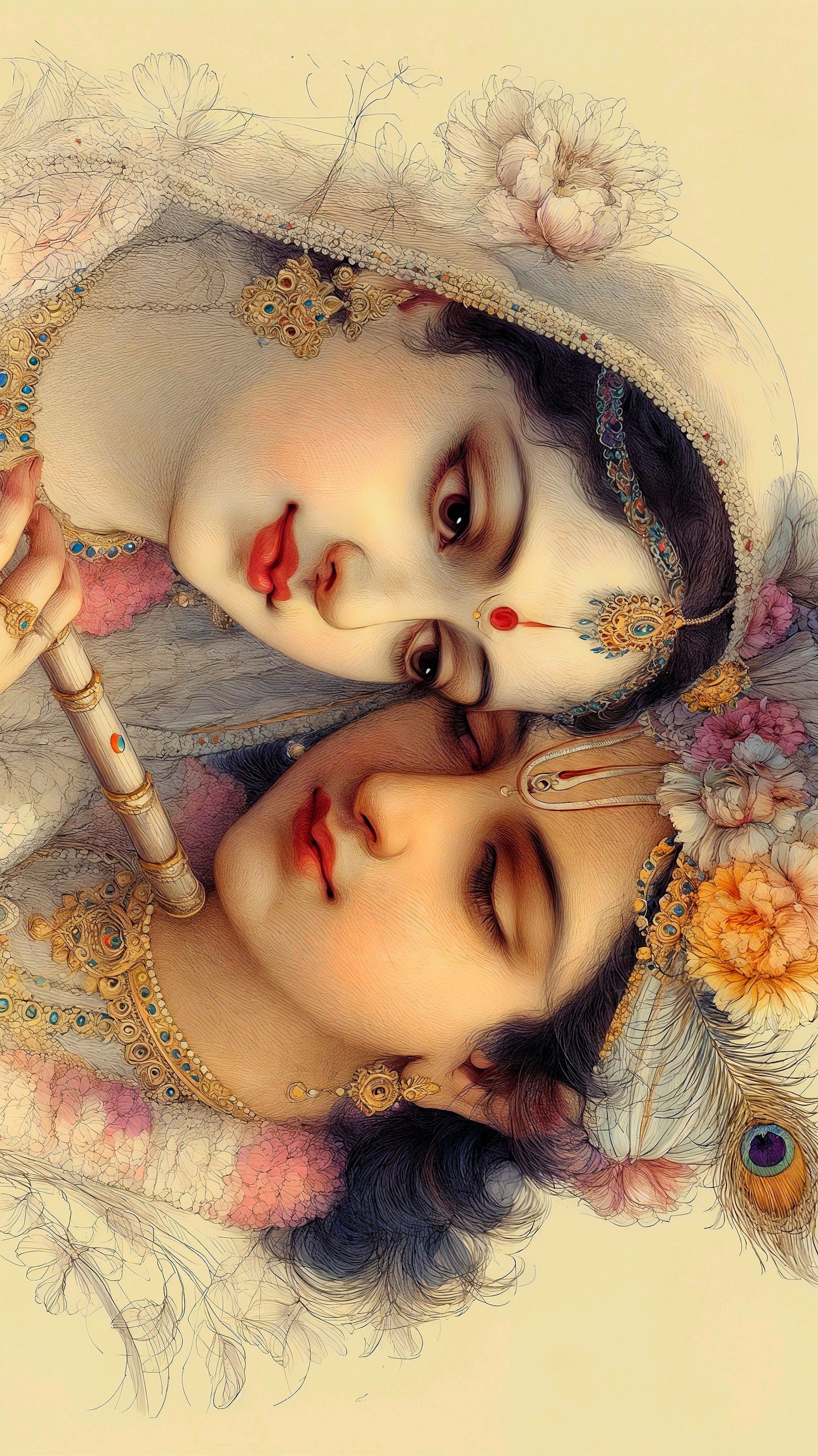 Radhe Krishna Mobile 7059 - Mobile Radhe Krishna Wallpaper