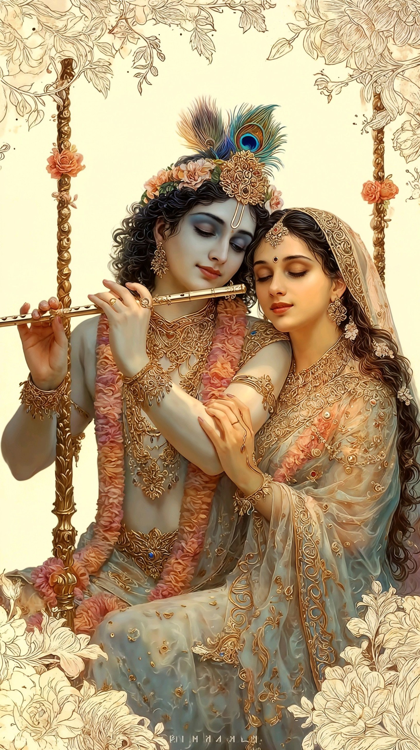 Radhe Krishna Mobile 7512 - Mobile Radhe Krishna Wallpaper