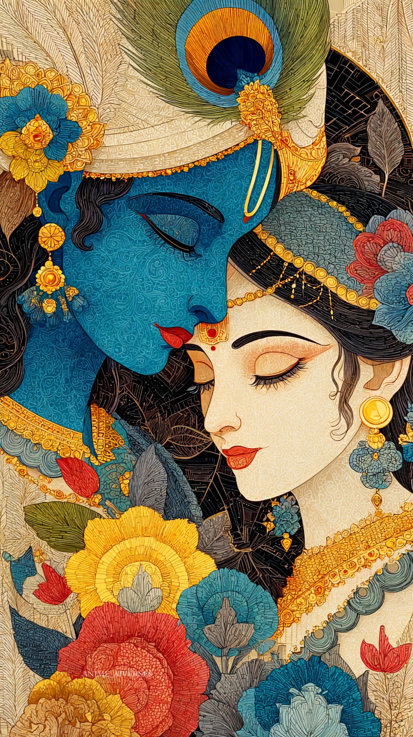 Radhe Krishna Mobile 6254 - Mobile Radhe Krishna Wallpaper