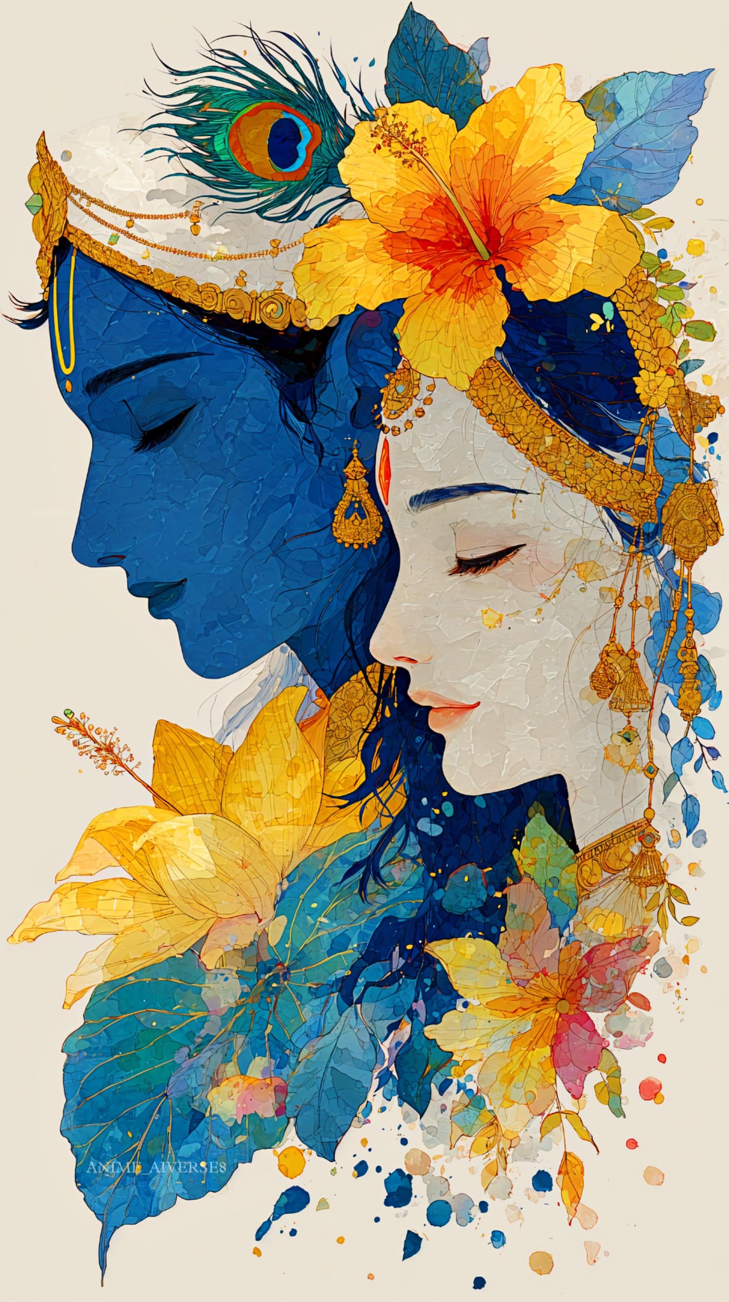 Radhe Krishna Mobile 9334 - Mobile Radhe Krishna Wallpaper