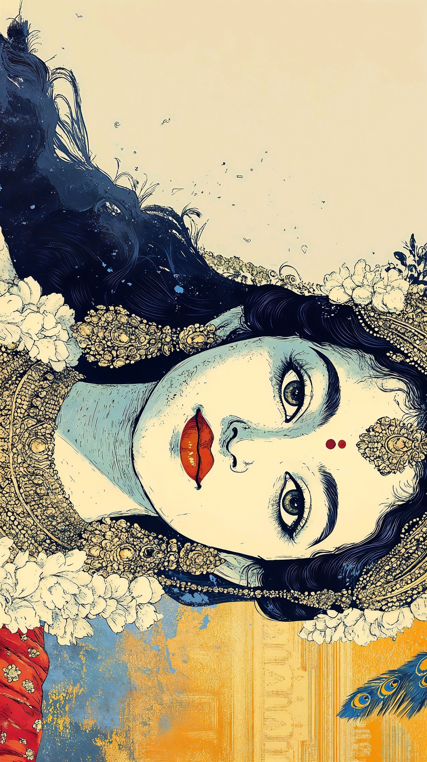 Radhe Krishna Mobile 7660 - Mobile Radhe Krishna Wallpaper