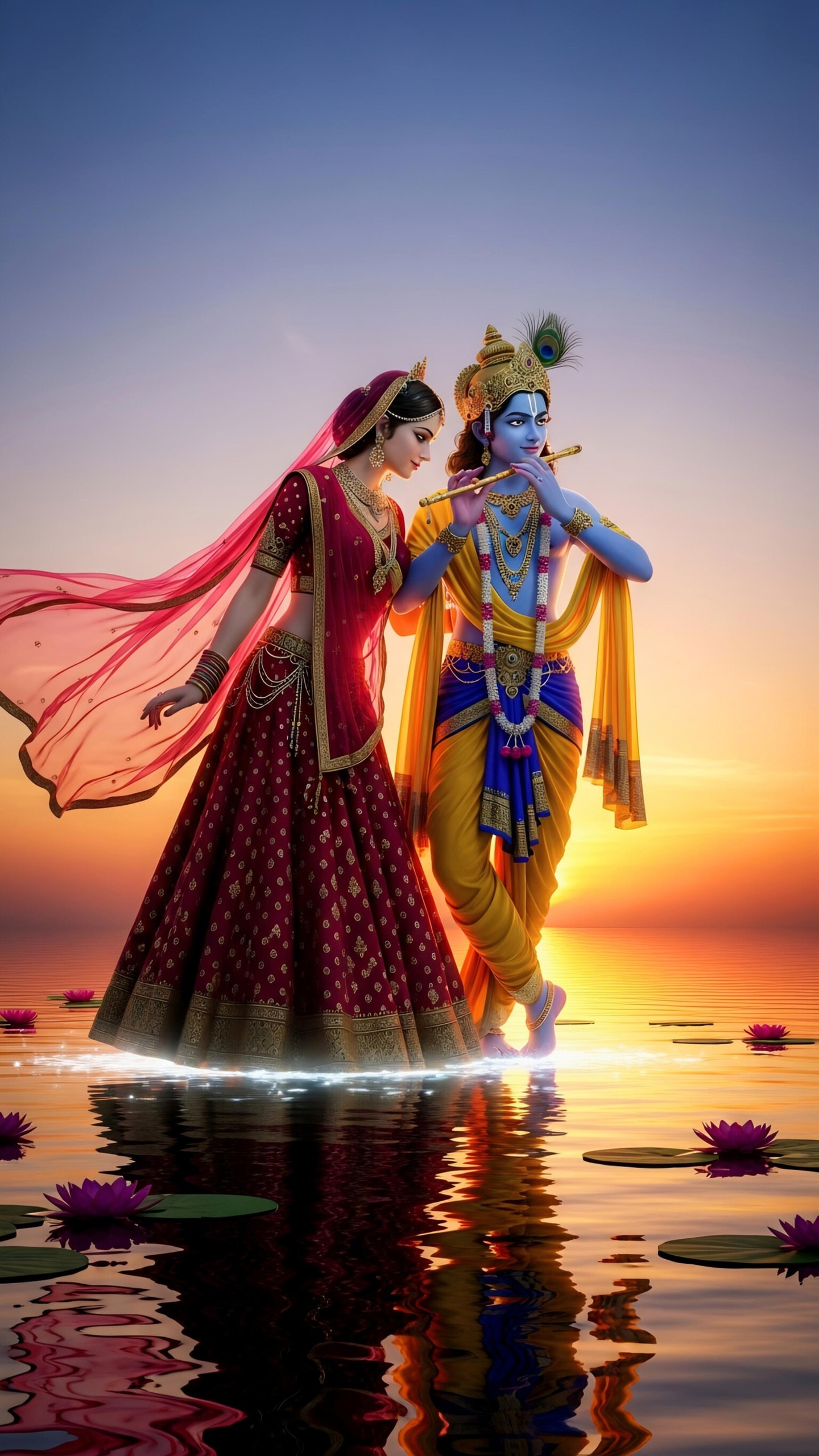 Radhe Krishna Mobile 5096 - Mobile Radhe Krishna Wallpaper