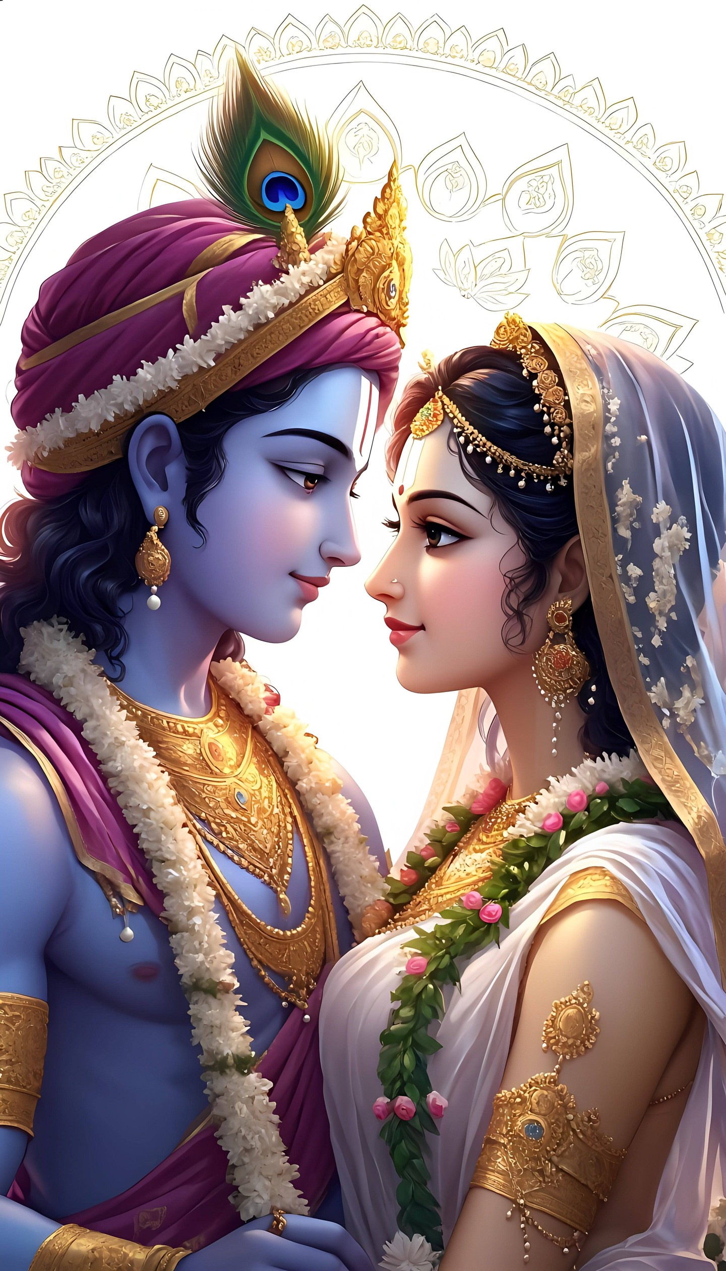 Radhe Krishna Mobile 9363 - Mobile Radhe Krishna Wallpaper