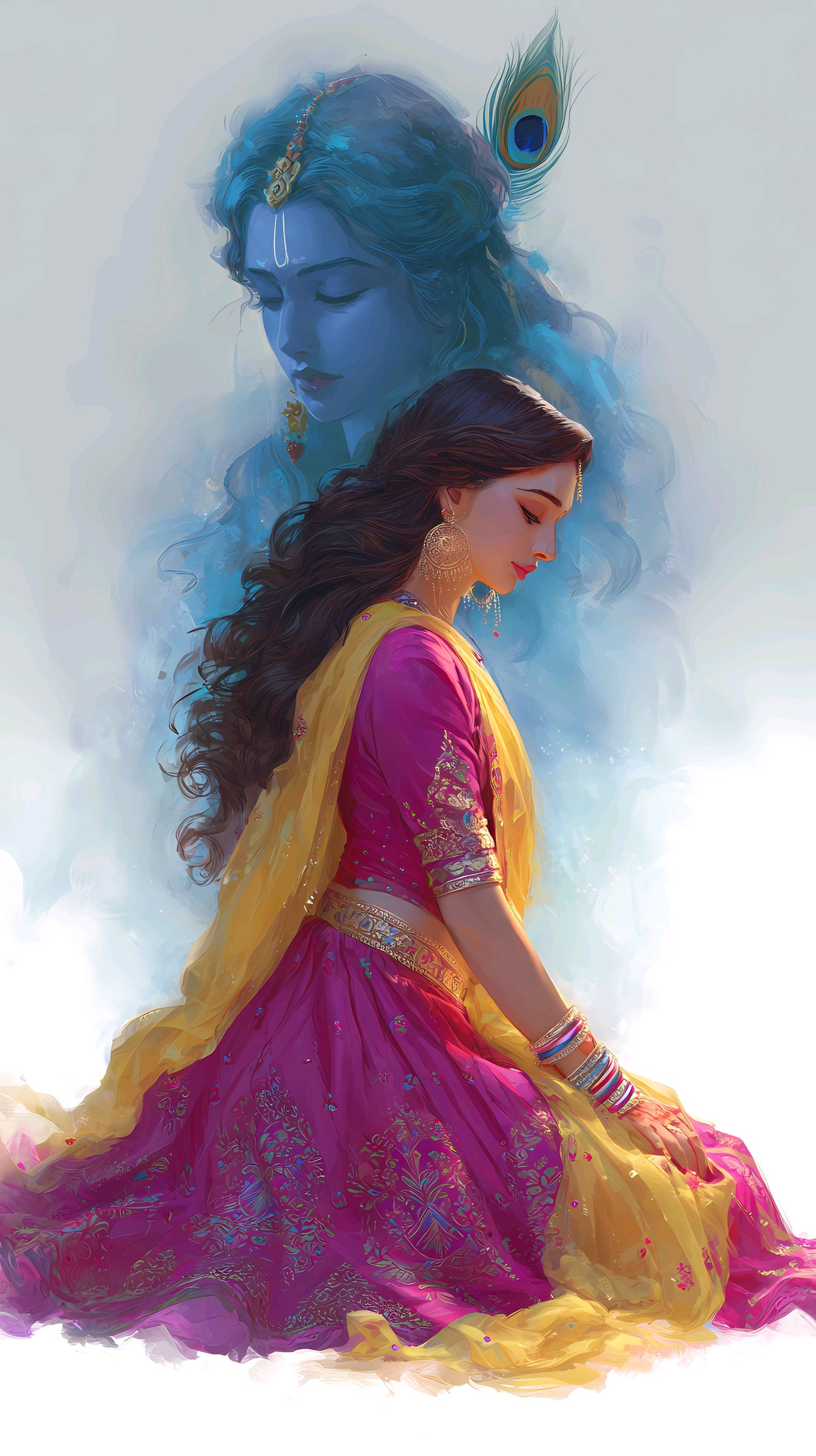 Radhe Krishna Mobile 4078 - Mobile Radhe Krishna Wallpaper