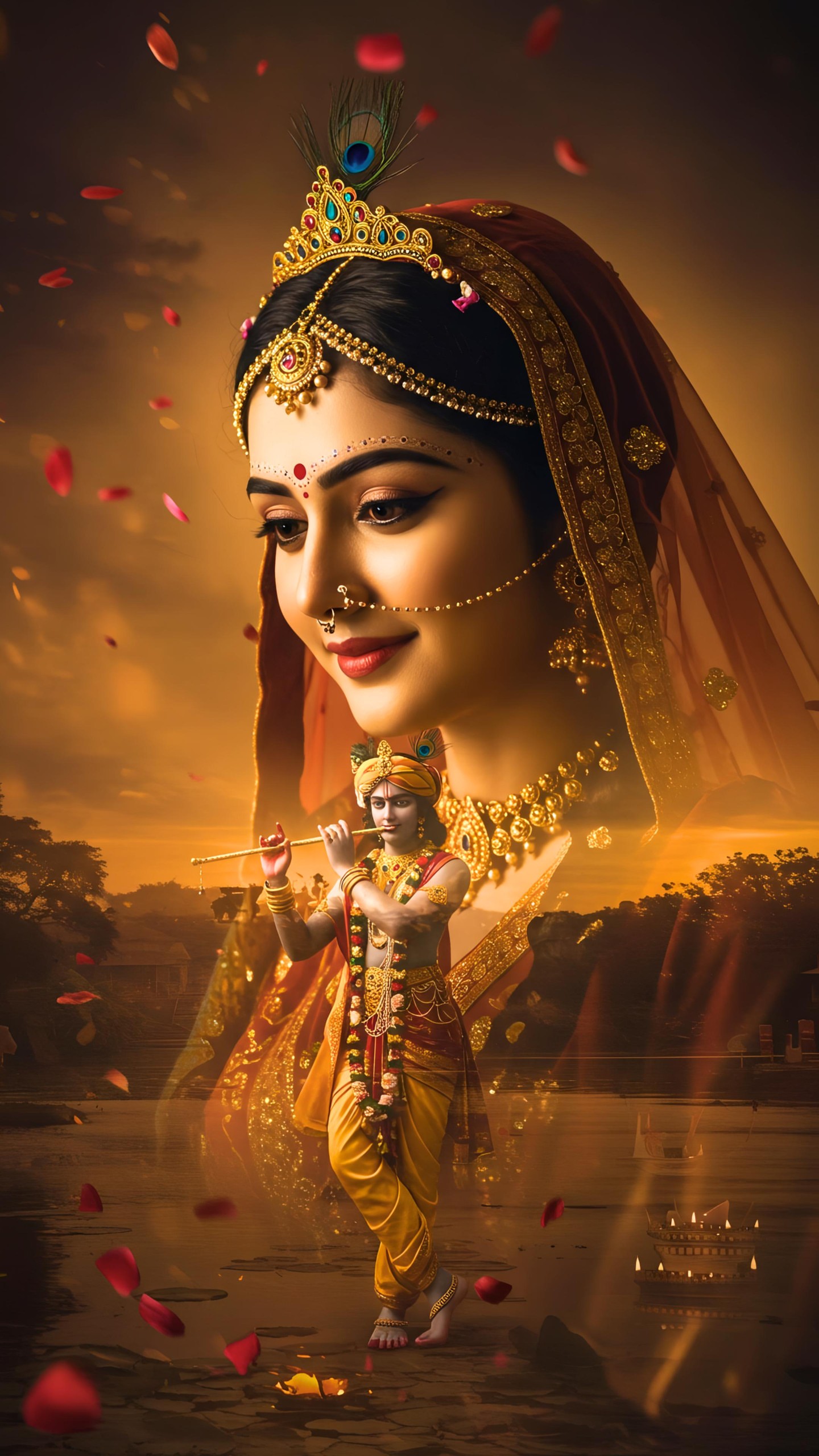 Radhe Krishna Mobile 3308 - Mobile Radhe Krishna Wallpaper