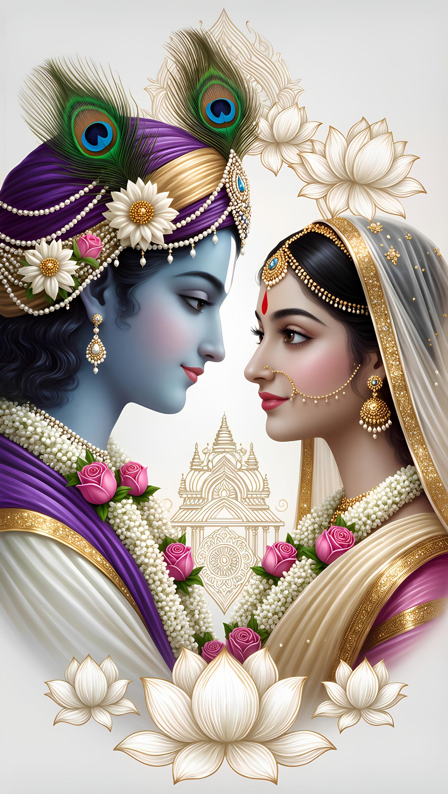 Radhe Krishna Mobile 1033 - Mobile Radhe Krishna Wallpaper