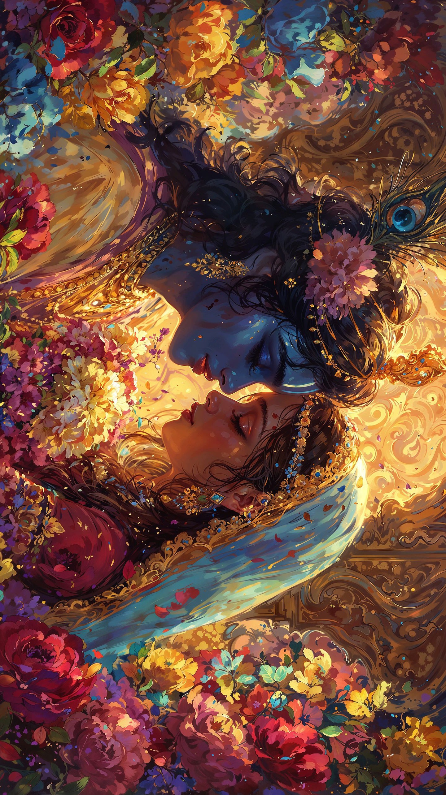 Radhe Krishna Mobile 3307 - Mobile Radhe Krishna Wallpaper