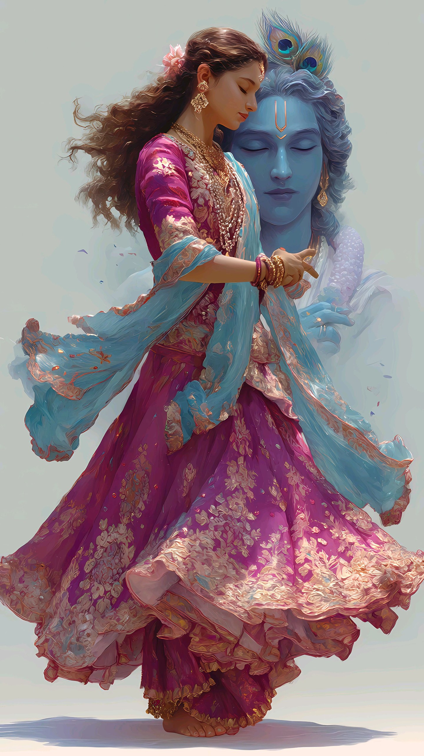 Radhe Krishna Mobile 3912 - Mobile Radhe Krishna Wallpaper