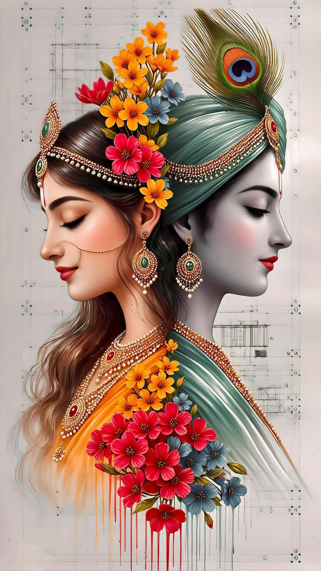 Radhe Krishna Mobile 8276 - Mobile Radhe Krishna Wallpaper